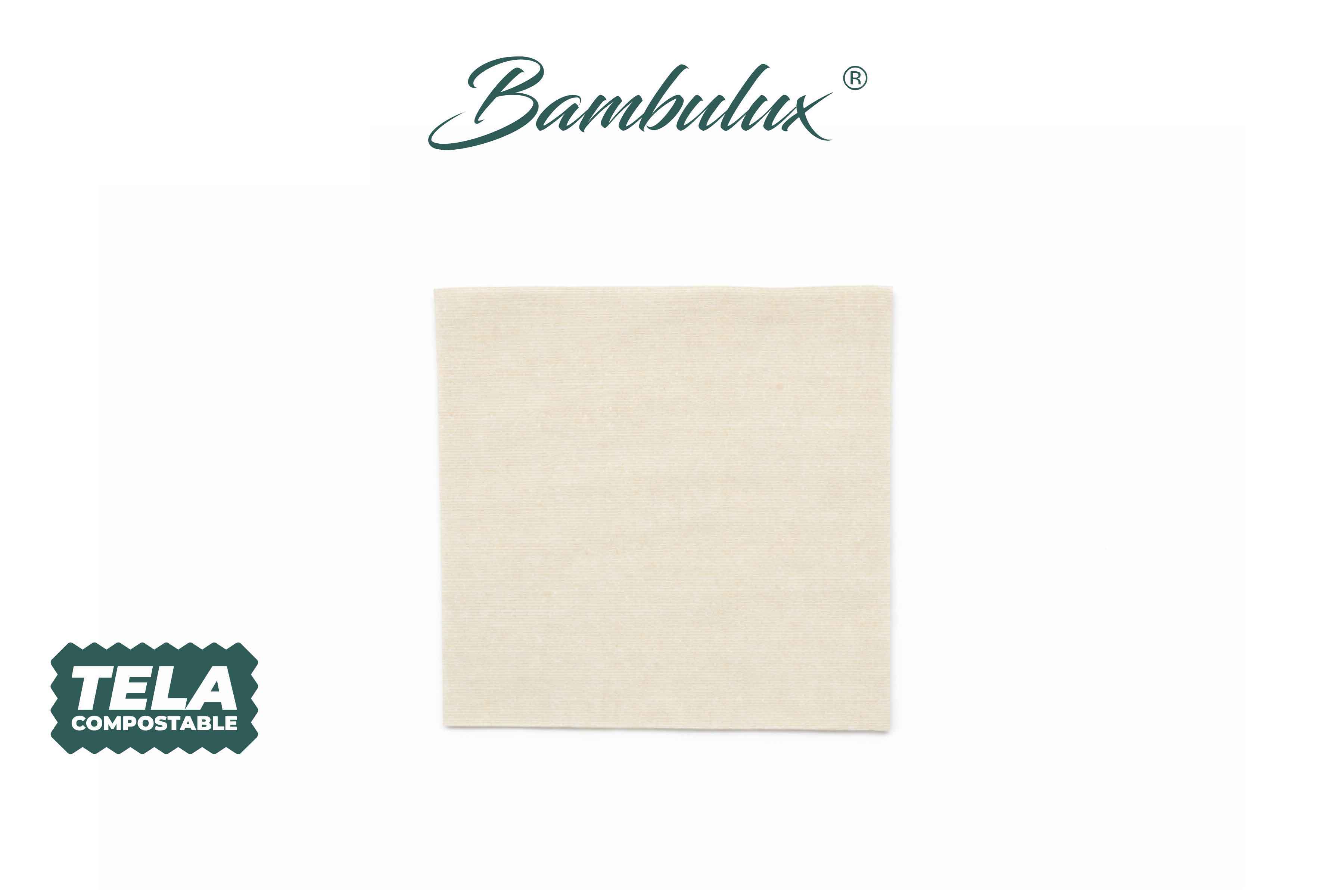 Servilletas Bambulux 40x40cm Deco. Capri Melocotón, 480uds