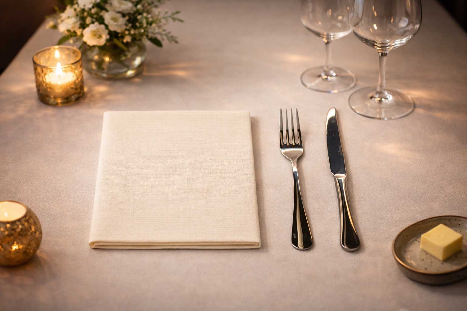 Servilletas Bambulux 40x40cm Deco. Capri Melocotón, 480uds