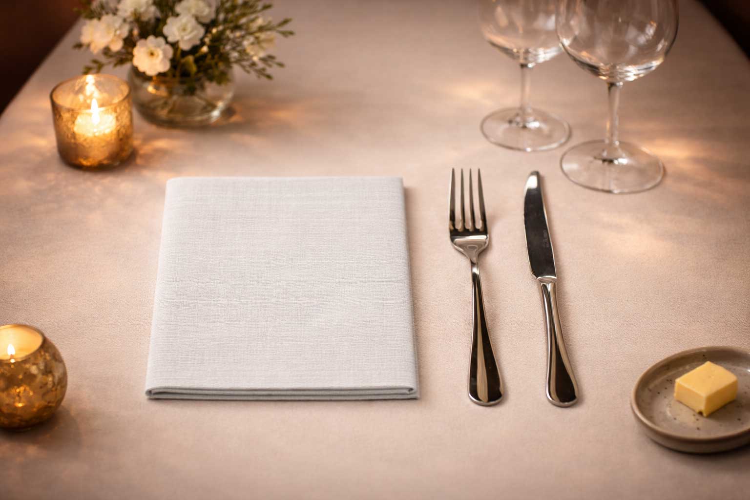 Servilletas Bambulux 40x40cm Deco. Contraste, 480uds