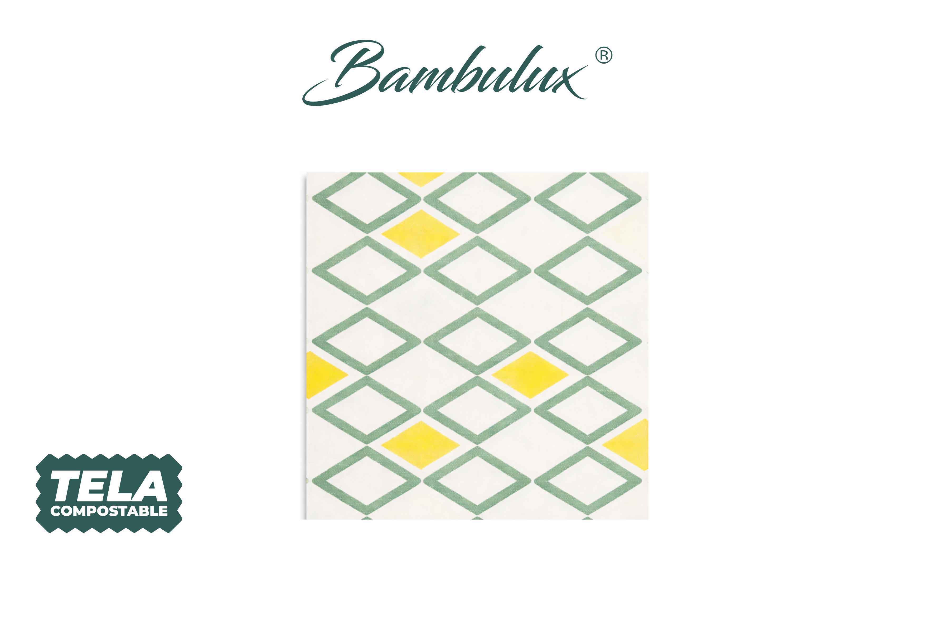Servilletas Bambulux 40x40cm Deco. Tresmall Verde, 480uds