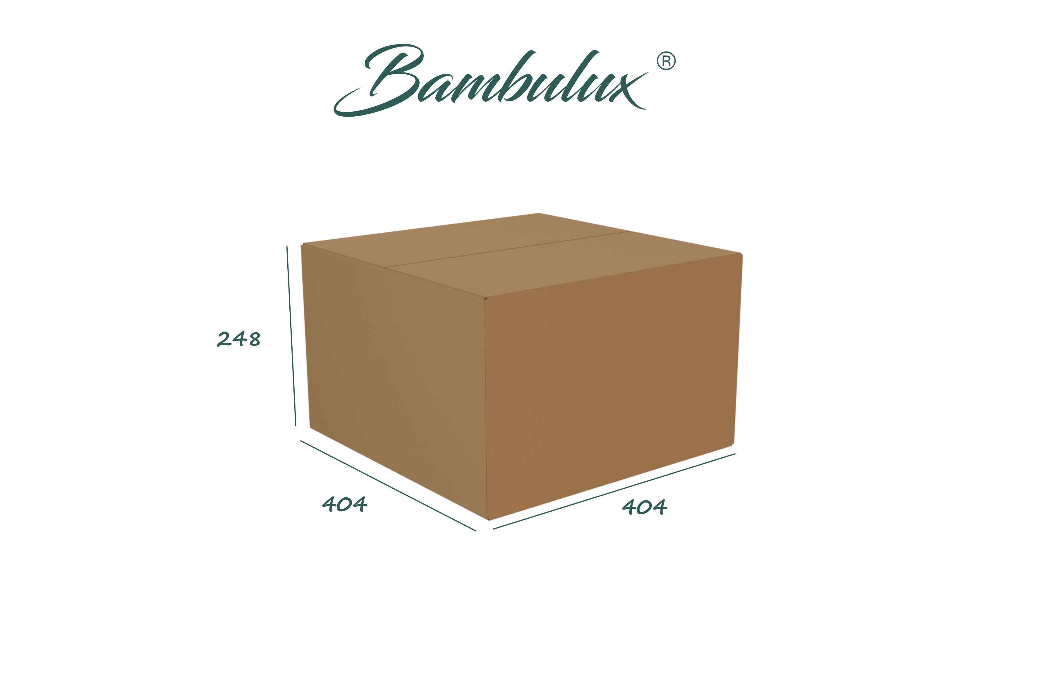 Servilletas Bambulux 40x40cm Deco. Venecia Agua Marina, 480uds