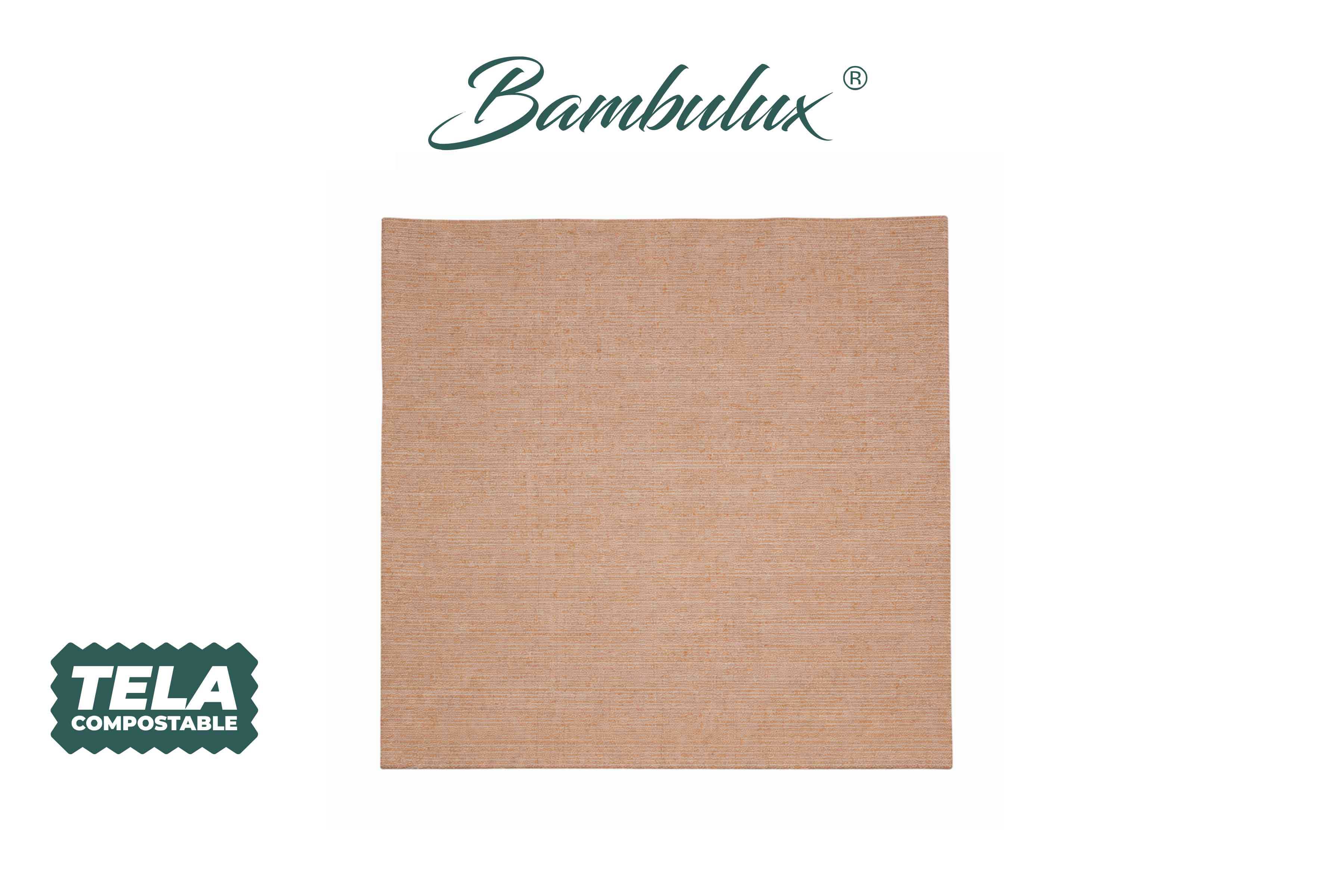 Servilletas Bambulux 48x48cm Deco. Capri Terra, 240uds