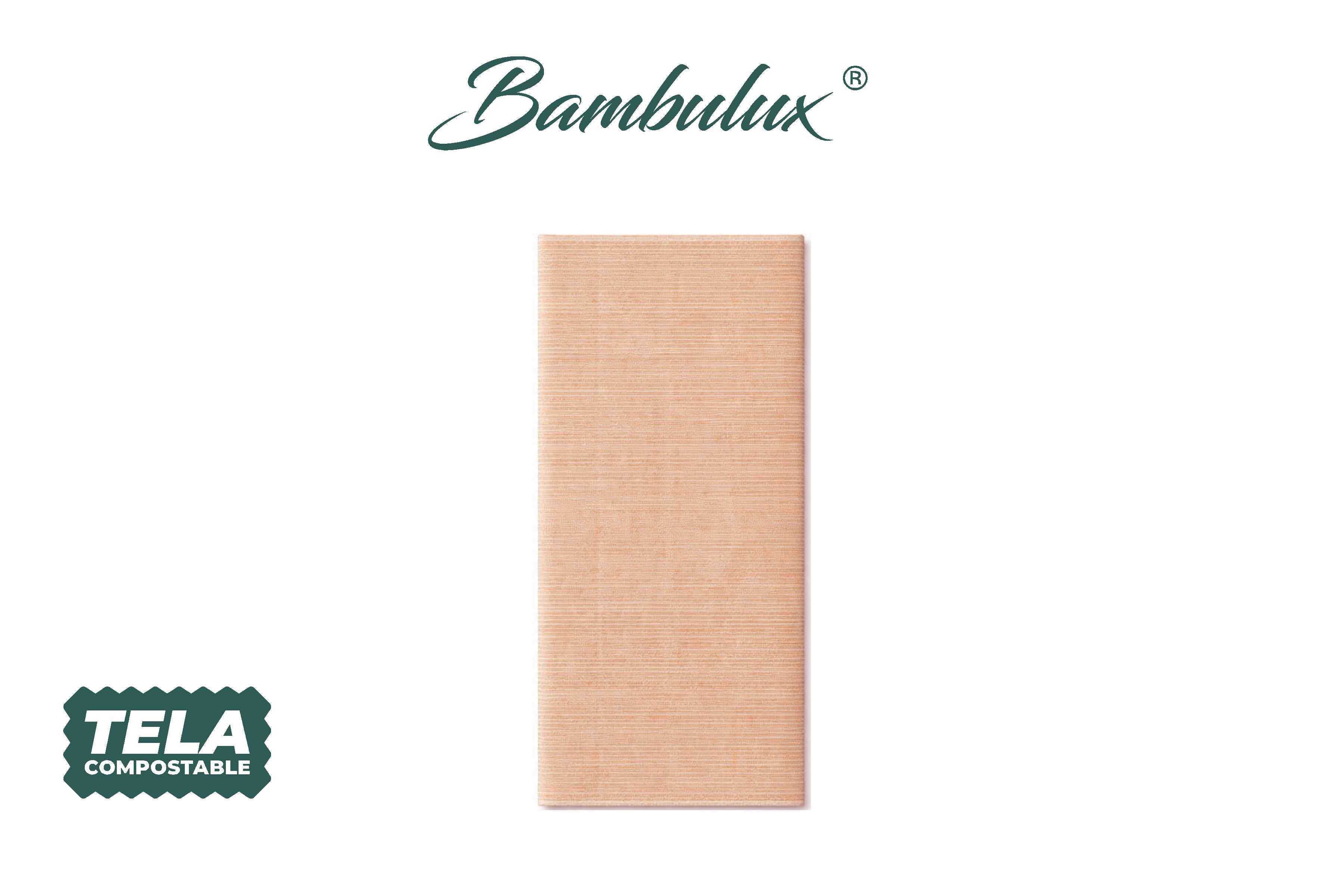 Servilletas Bambulux 48x48cm 1/8 Deco. Capri Terra, 300uds