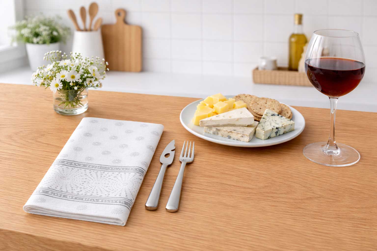 Servilletas Bambulux 48x48cm 1/8 Deco. Esferas Gris, 300uds