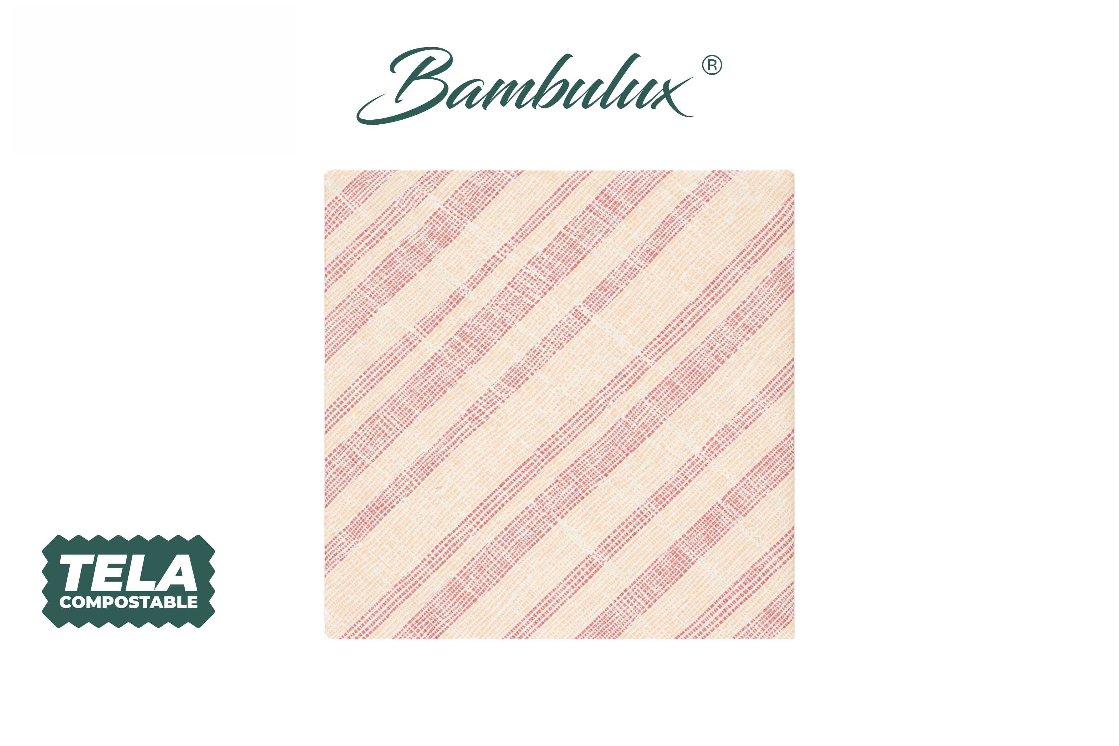 Servilletas Bambulux 48x48cm Deco. Marea Burdeos, 240uds