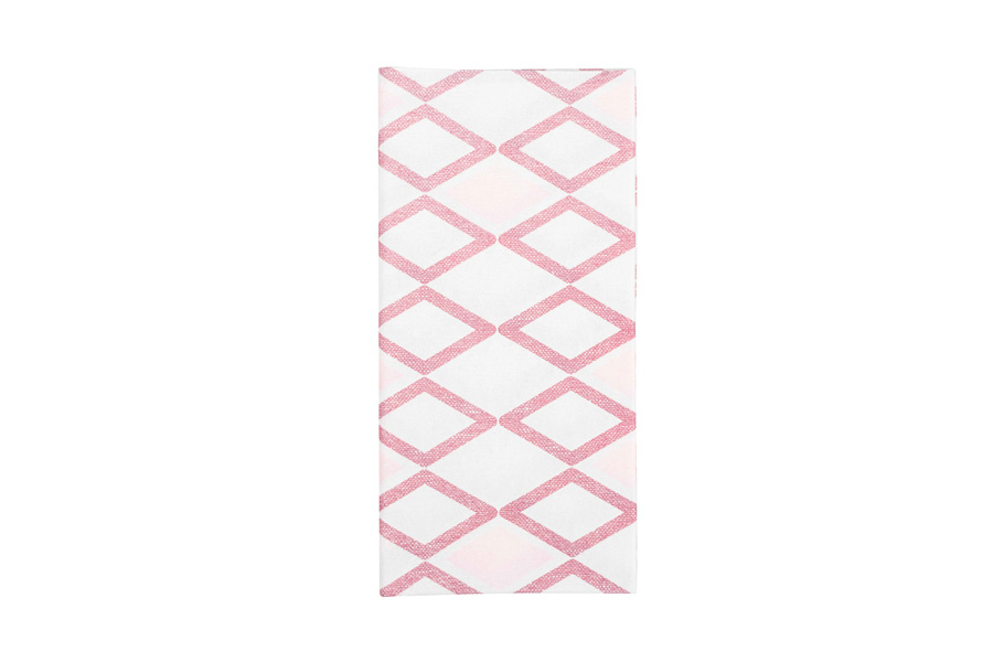 Servilletas Bambulux 48x48cm 1/8 Deco. Tresmall Burdeos Rosa, 300uds