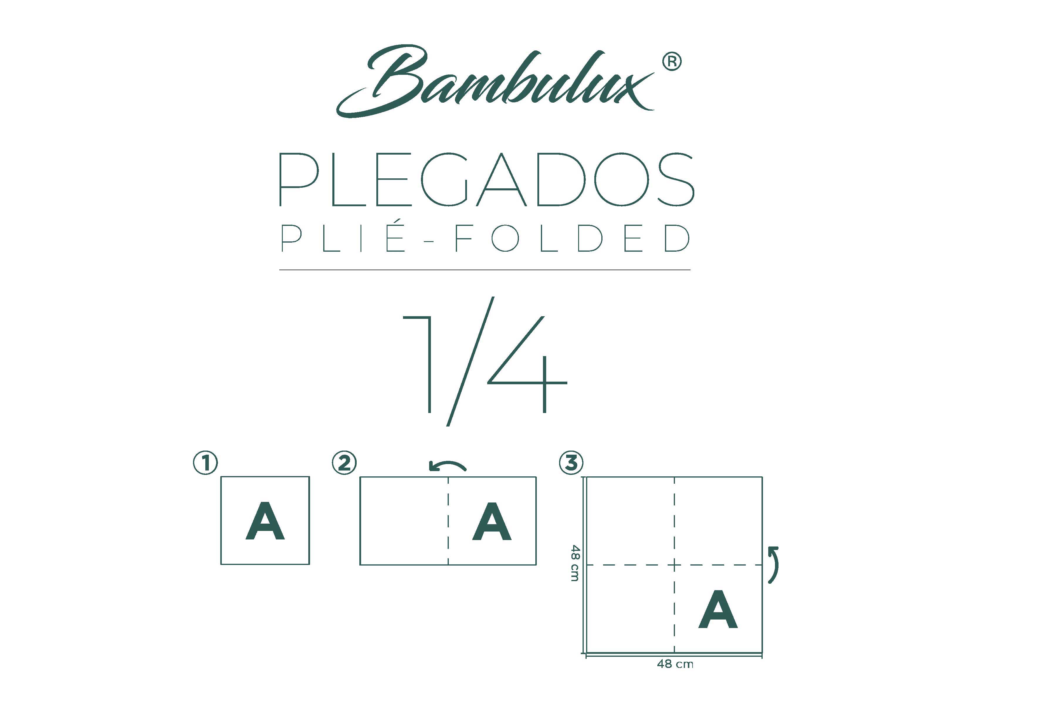 Servilletas Bambulux 48x48cm Deco. Venecia Agua Marina, 240uds