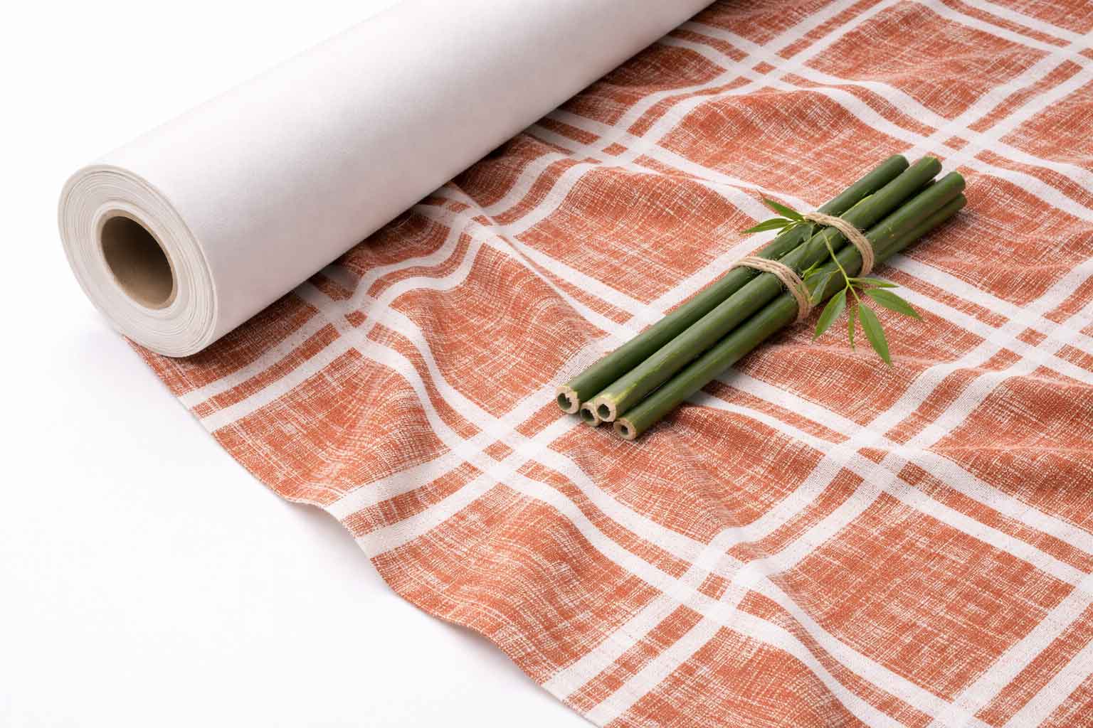 Rollo Mantel Bambulux 1x25m Deco. Menorca Terra