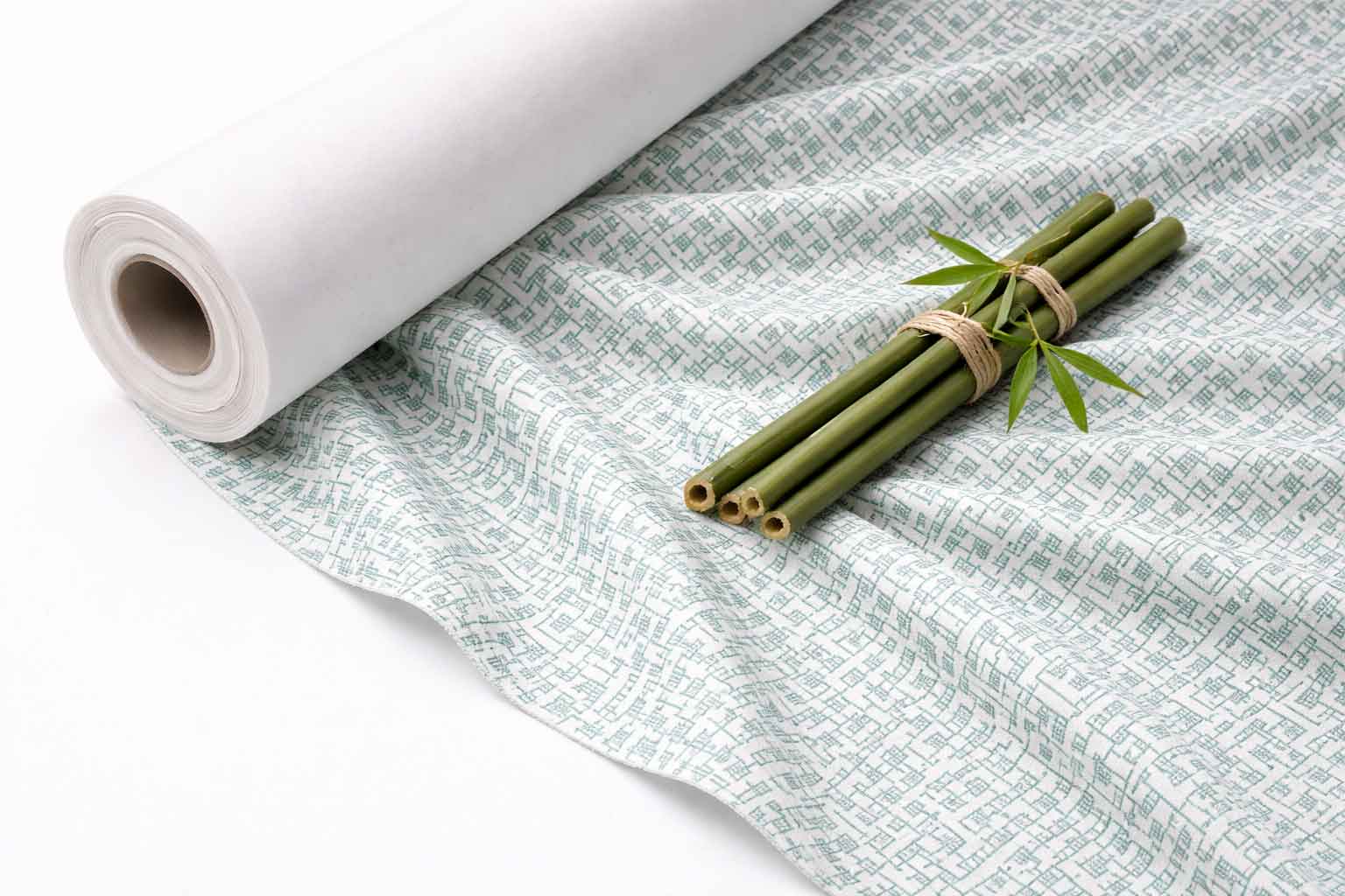 Rollo Mantel Bambulux 1x25m Deco. Montecarlo Agua Marina