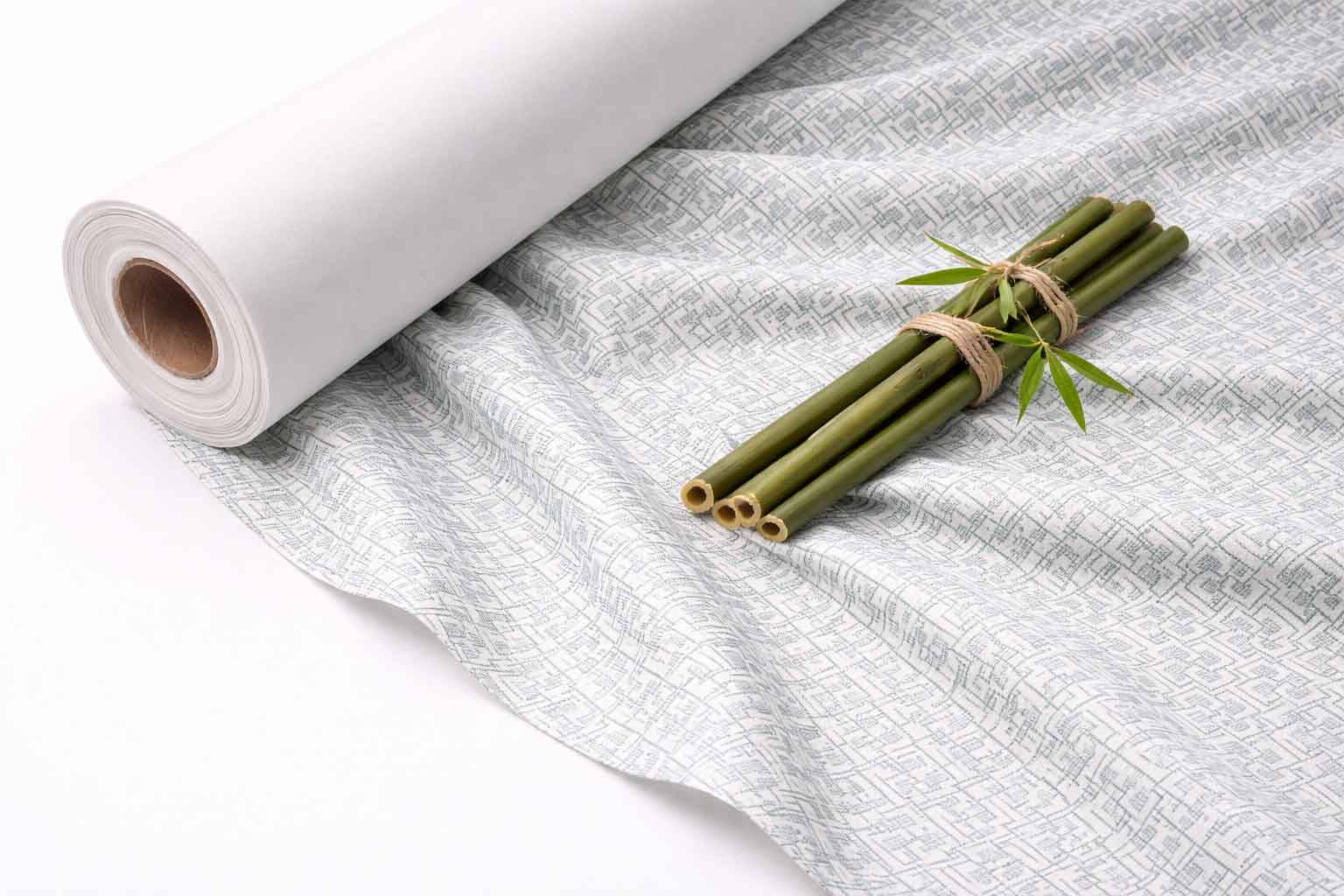 Rollo Mantel Bambulux 1x25m Deco. Montecarlo Gris