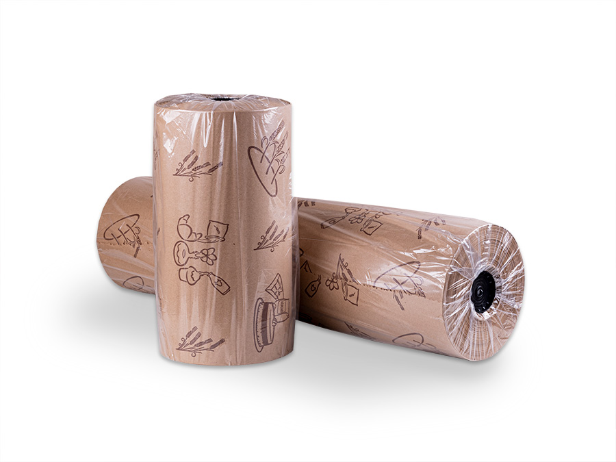 Bobina Mostrador 30cm 40gr Kraft Natural Deco. Panaderia, 4kg