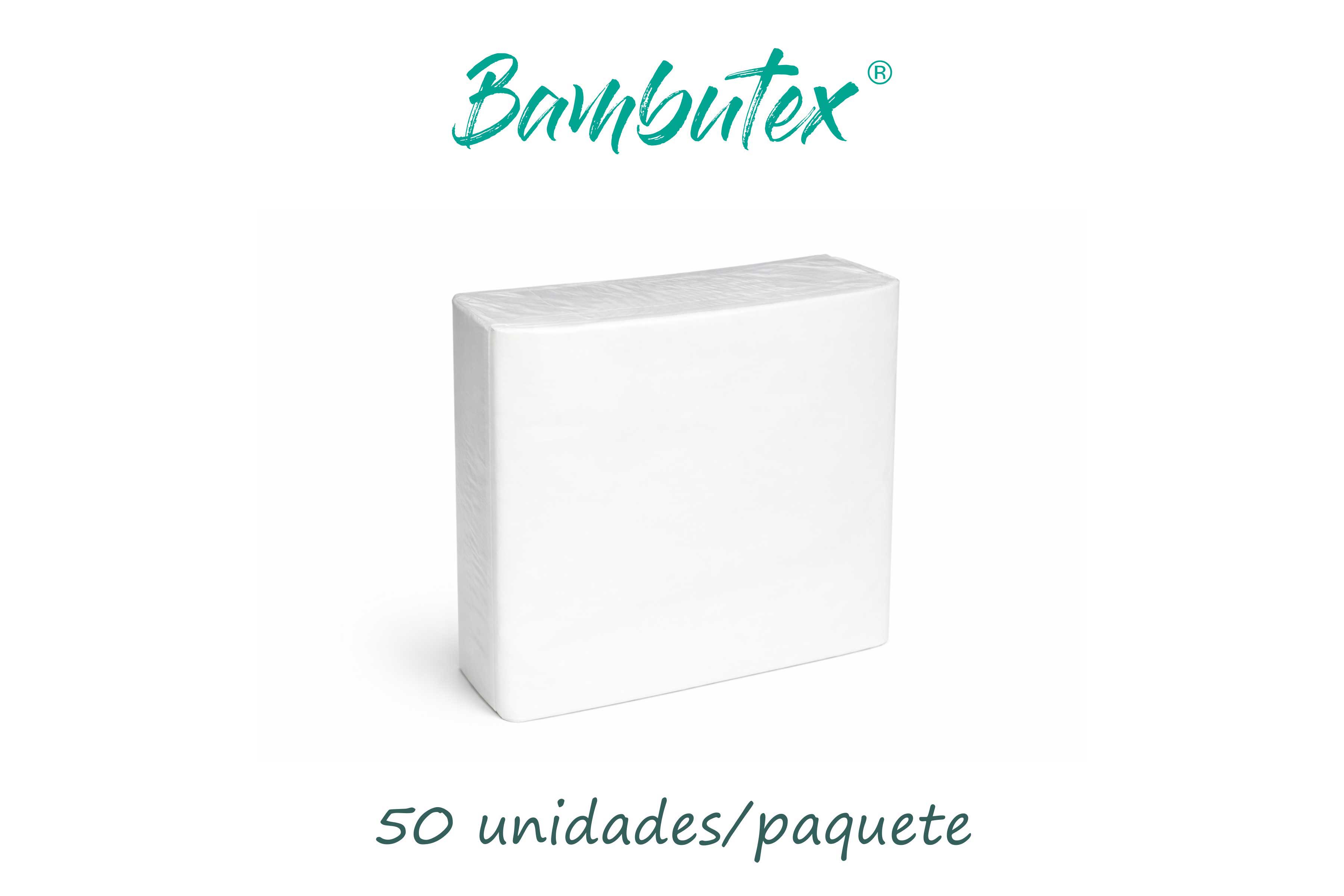Servilletas Bambutex 40x40cm, 600uds