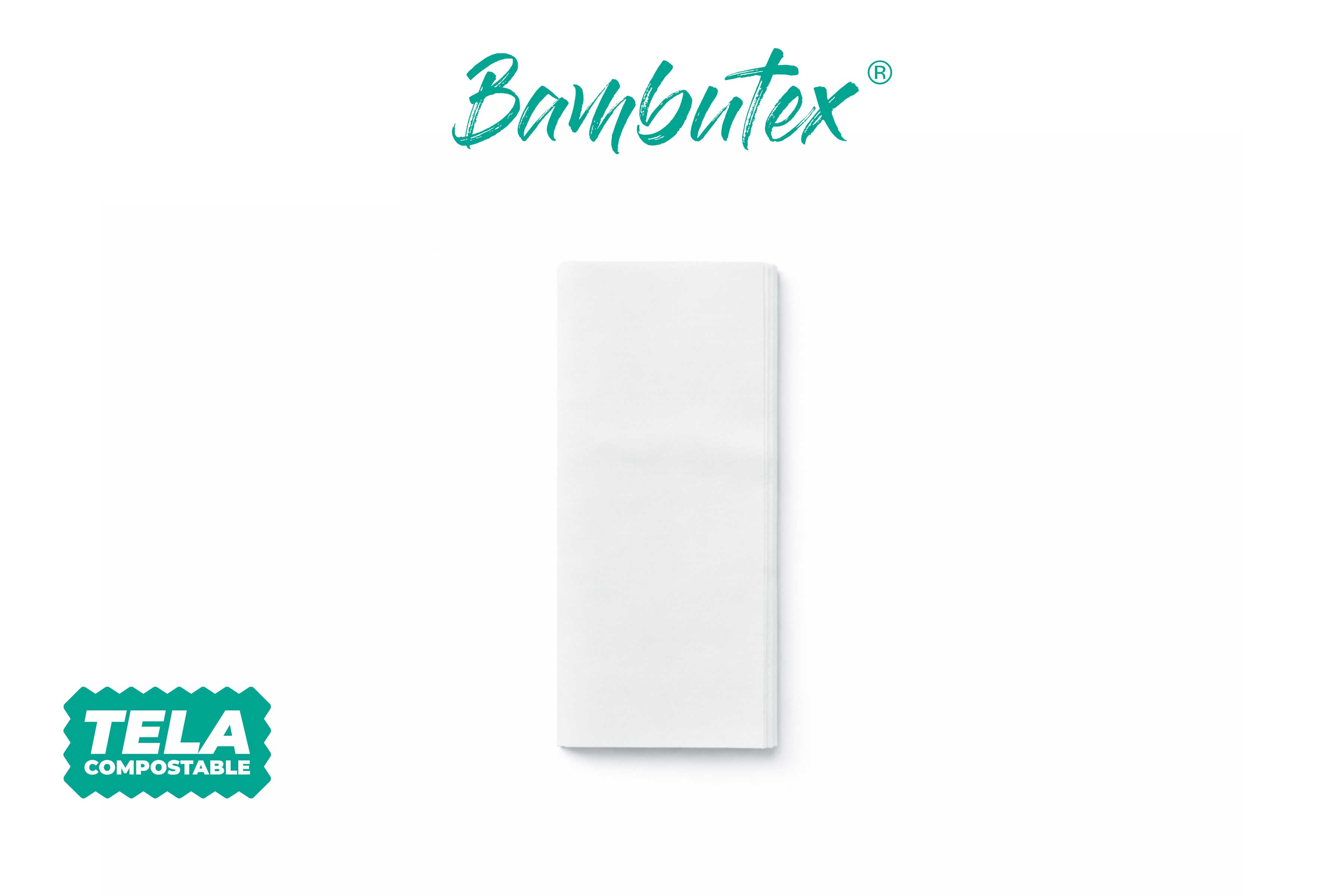 Servilletas Bambutex 40x40cm 1/8, 400uds