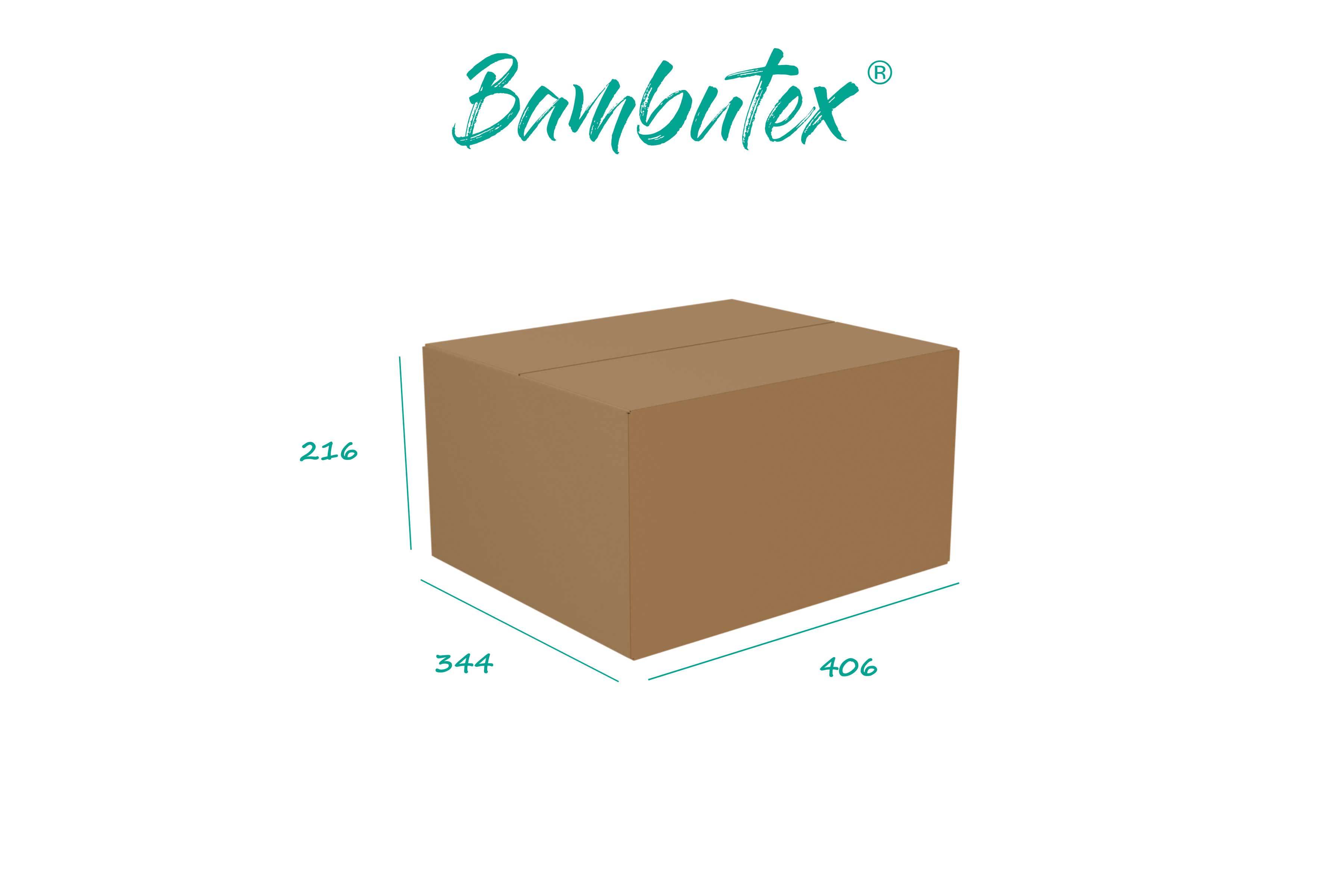 Servilletas Bambutex 40x40cm 1/8 Negro, 400uds