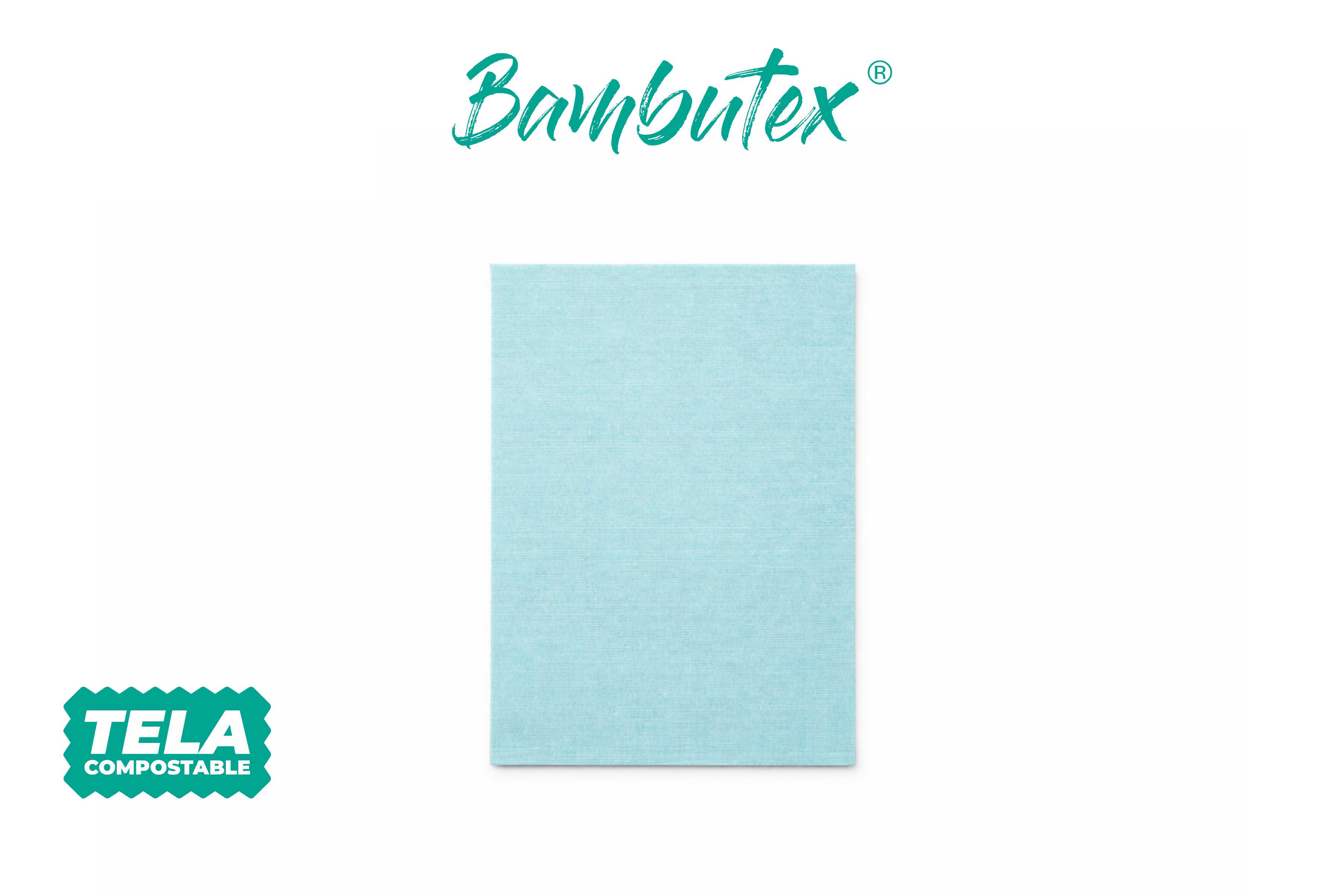 Servilletas Bambutex 30x40cm 1/4 Deco. Capri Agua Marina, 600uds