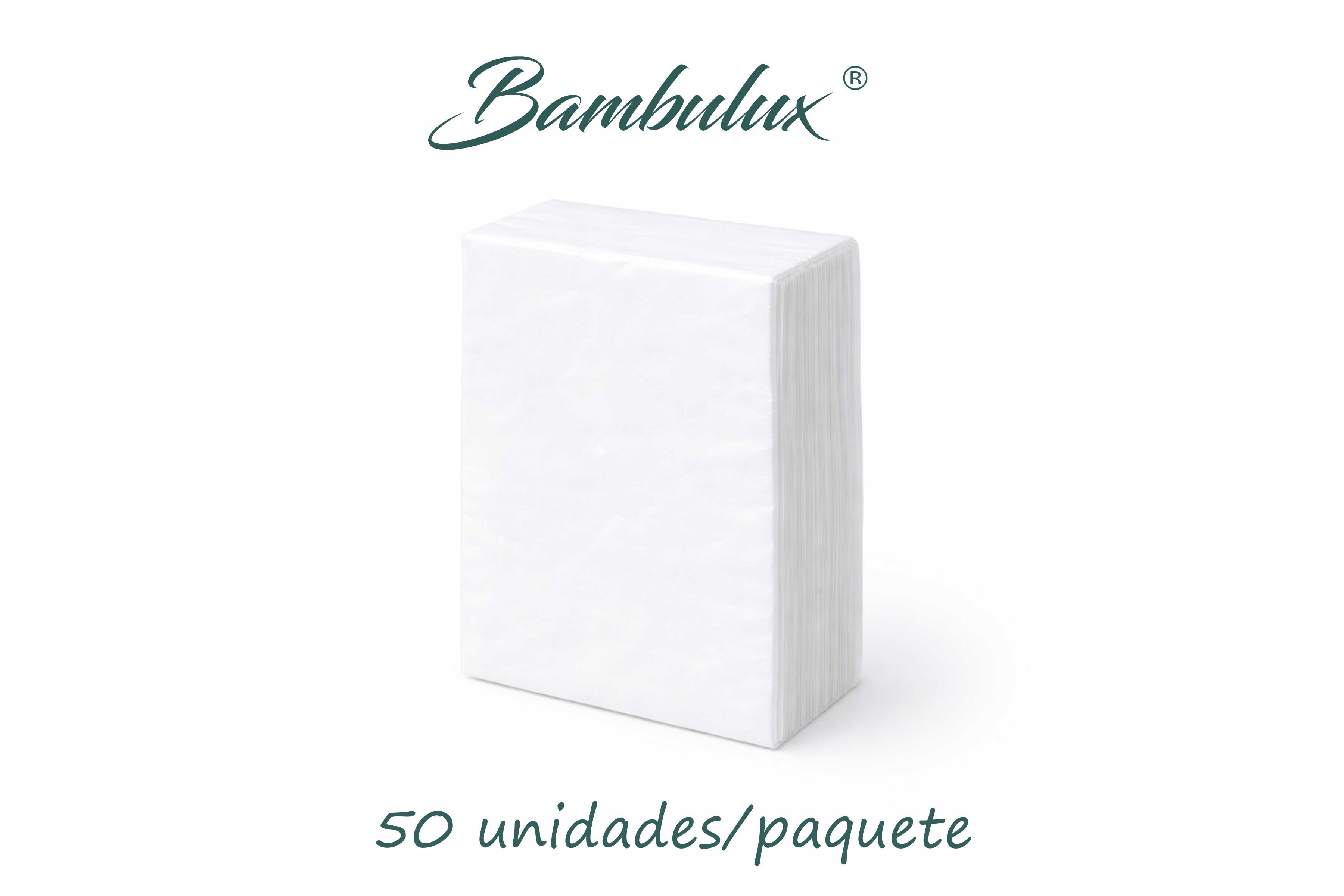 Servilletas Bambutex 30x40cm 1/4 Deco. Capri Agua Marina, 600uds