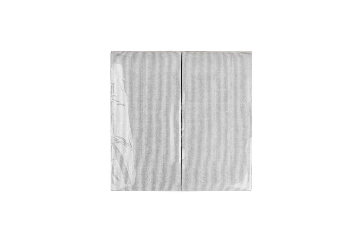 Servilletas Bambutex 40x40cm 1/8 Deco. Capri Gris, 400uds