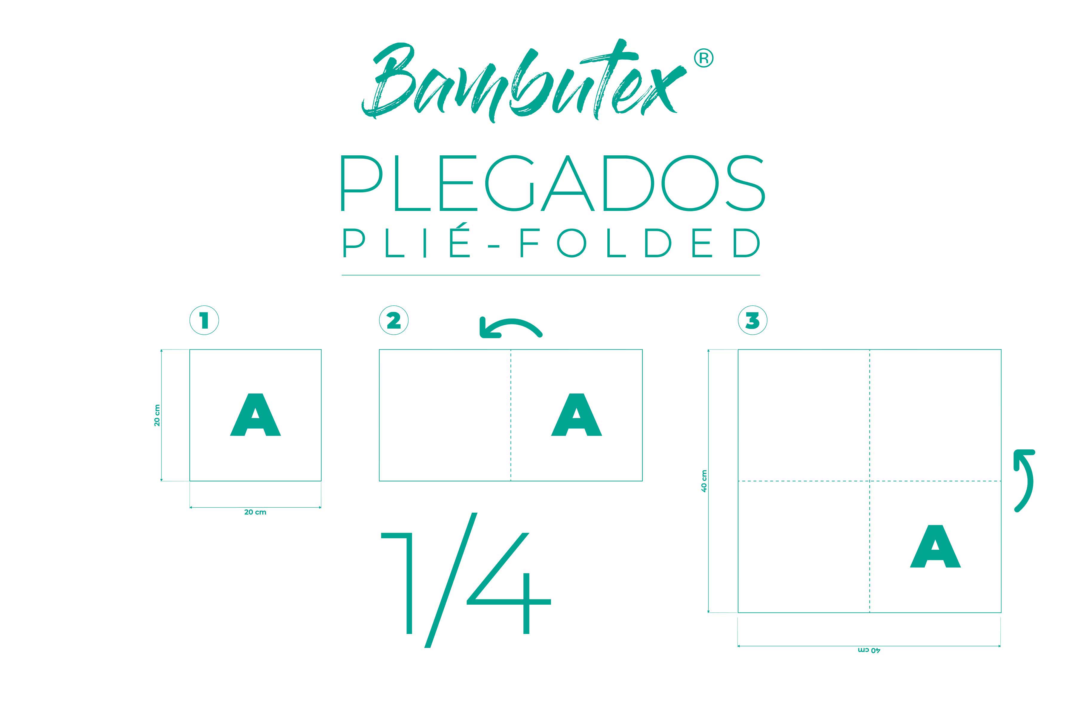 Servilletas Bambutex 40x40cm Deco. Esparta Pistacho, 600uds