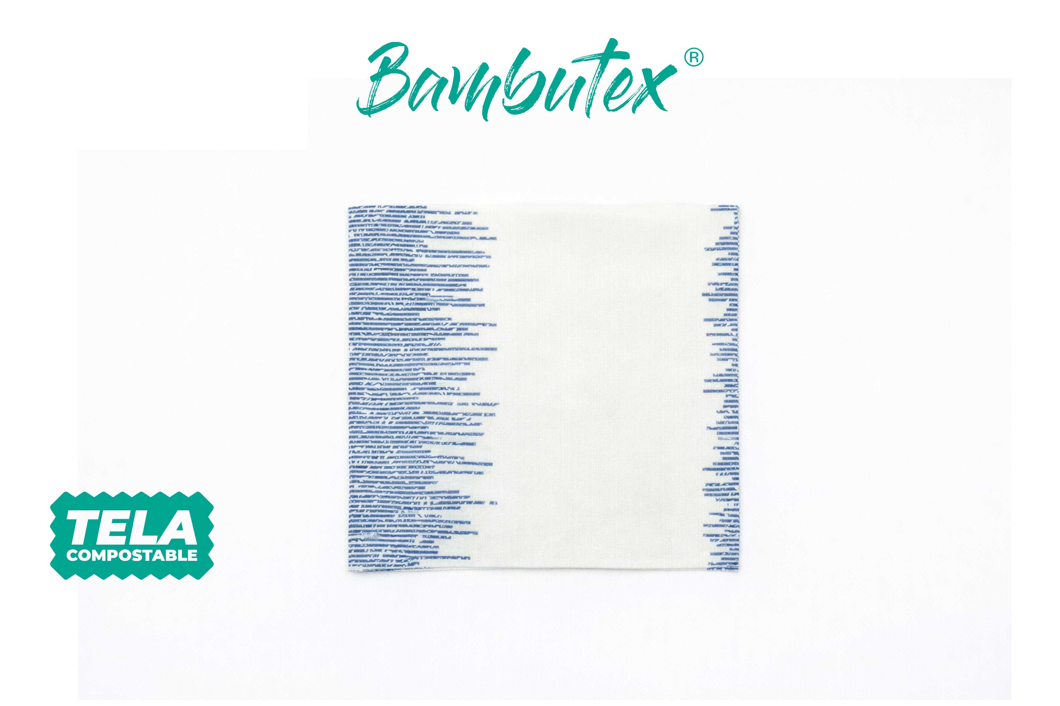 Servilletas Bambutex 40x40cm Deco. Sonora Azul, 600uds