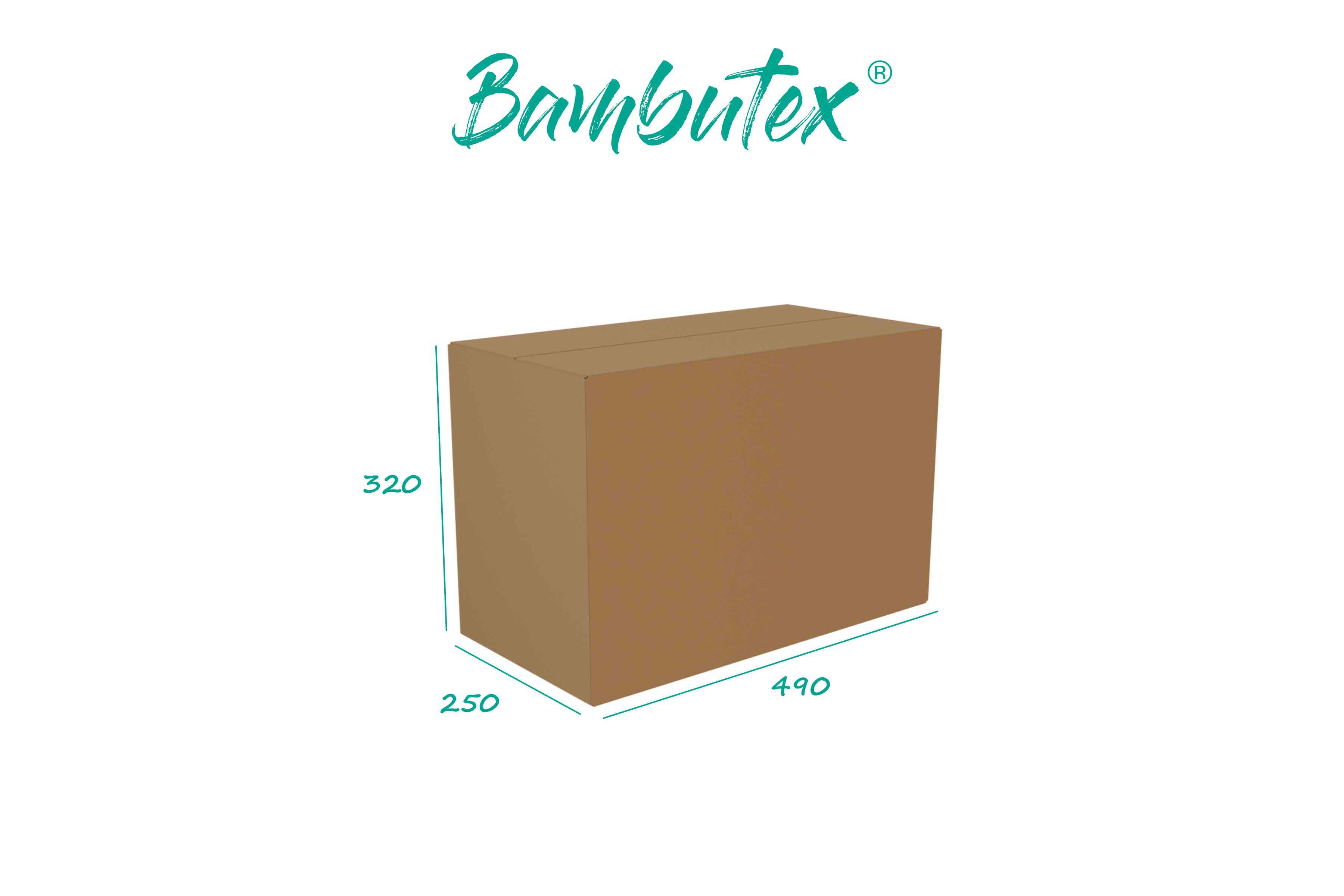 Servilletas Bambutex 48x48cm Deco. Campos Azul, 300uds