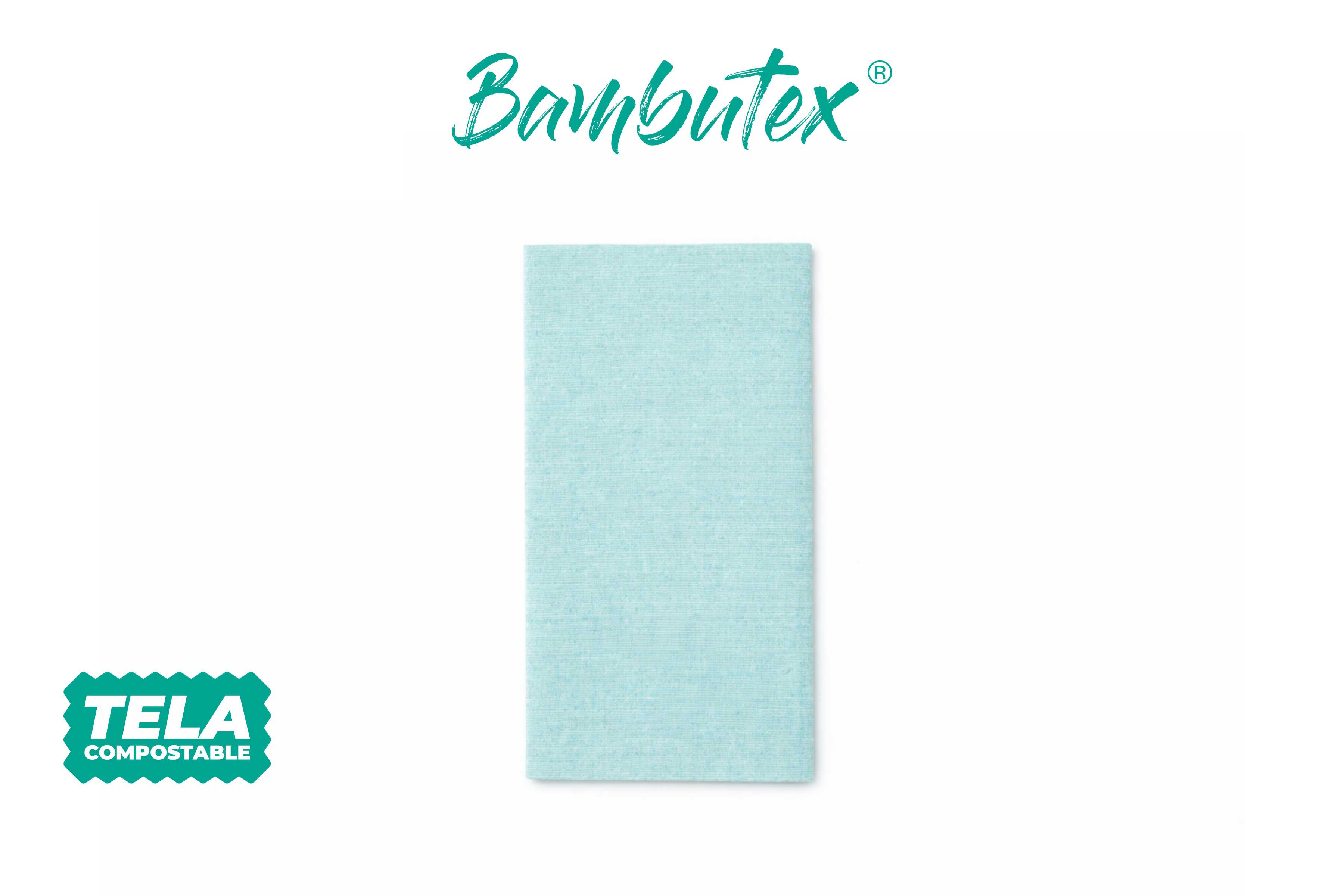 Servilletas Bambutex 48x48cm 1/8 Deco. Capri Agua Marina, 360uds