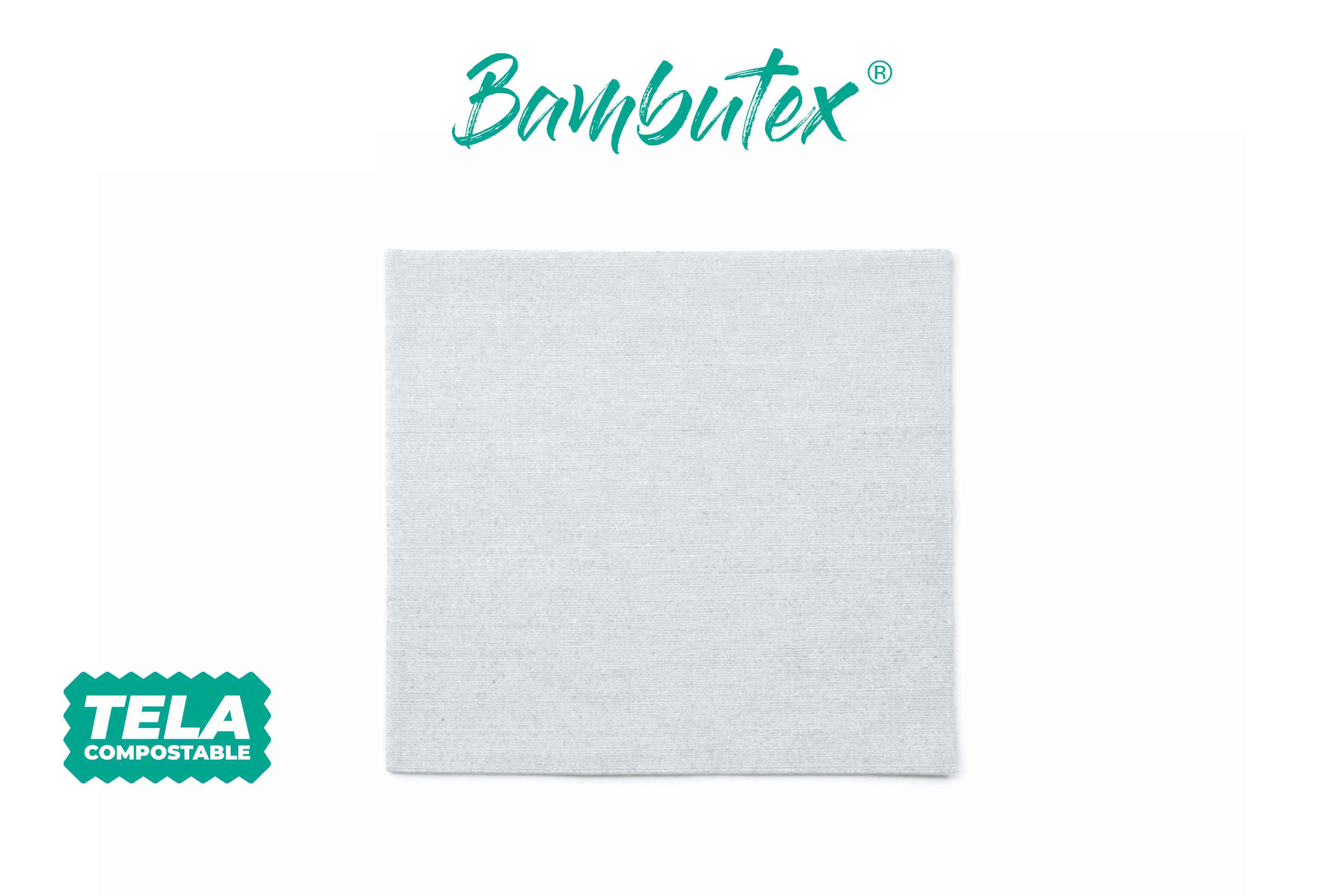 Servilletas Bambutex 48x48cm Deco. Capri Gris, 300uds