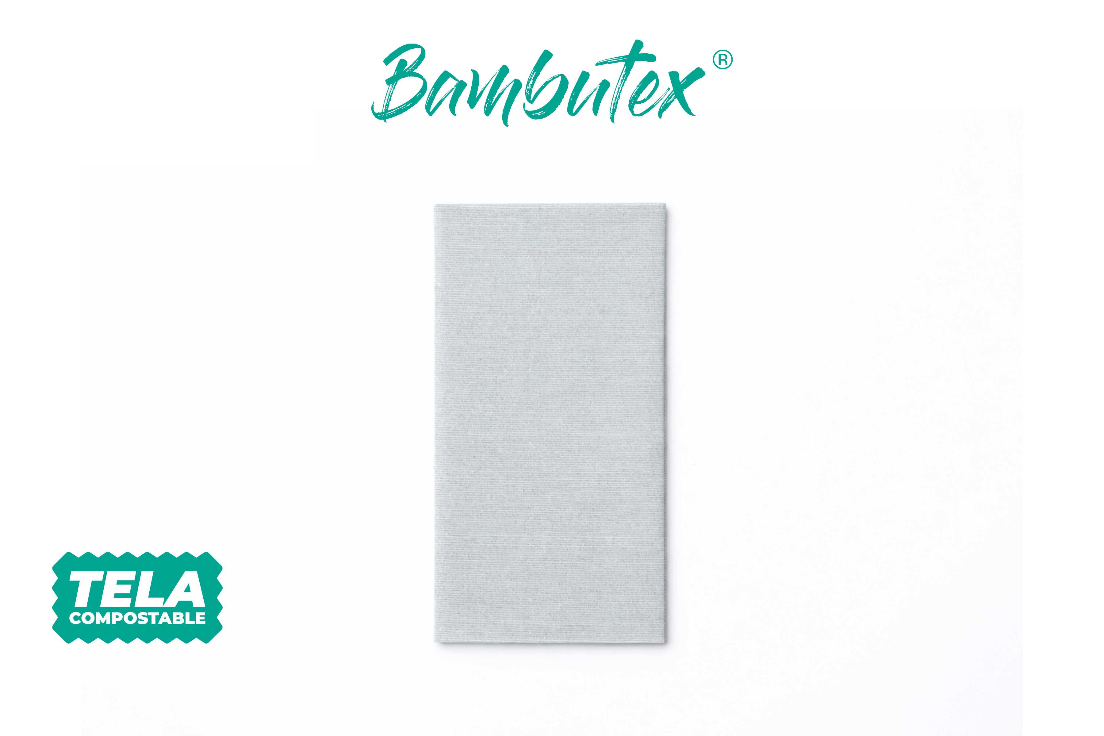 Servilletas Bambutex 48x48cm 1/8 Deco. Capri Gris, 360uds