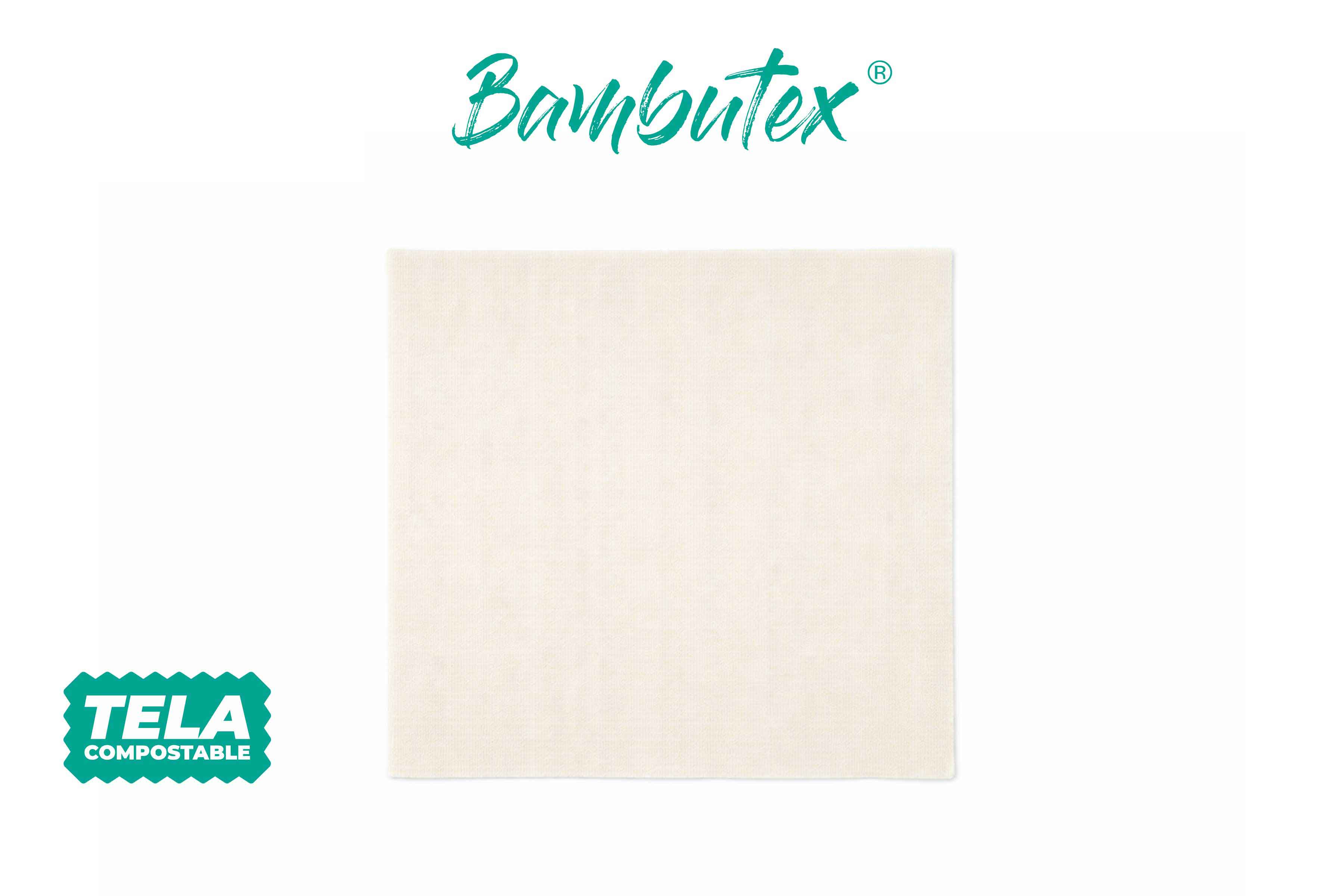 Servilletas Bambutex 48x48cm Deco. Capri Melocotón, 300uds
