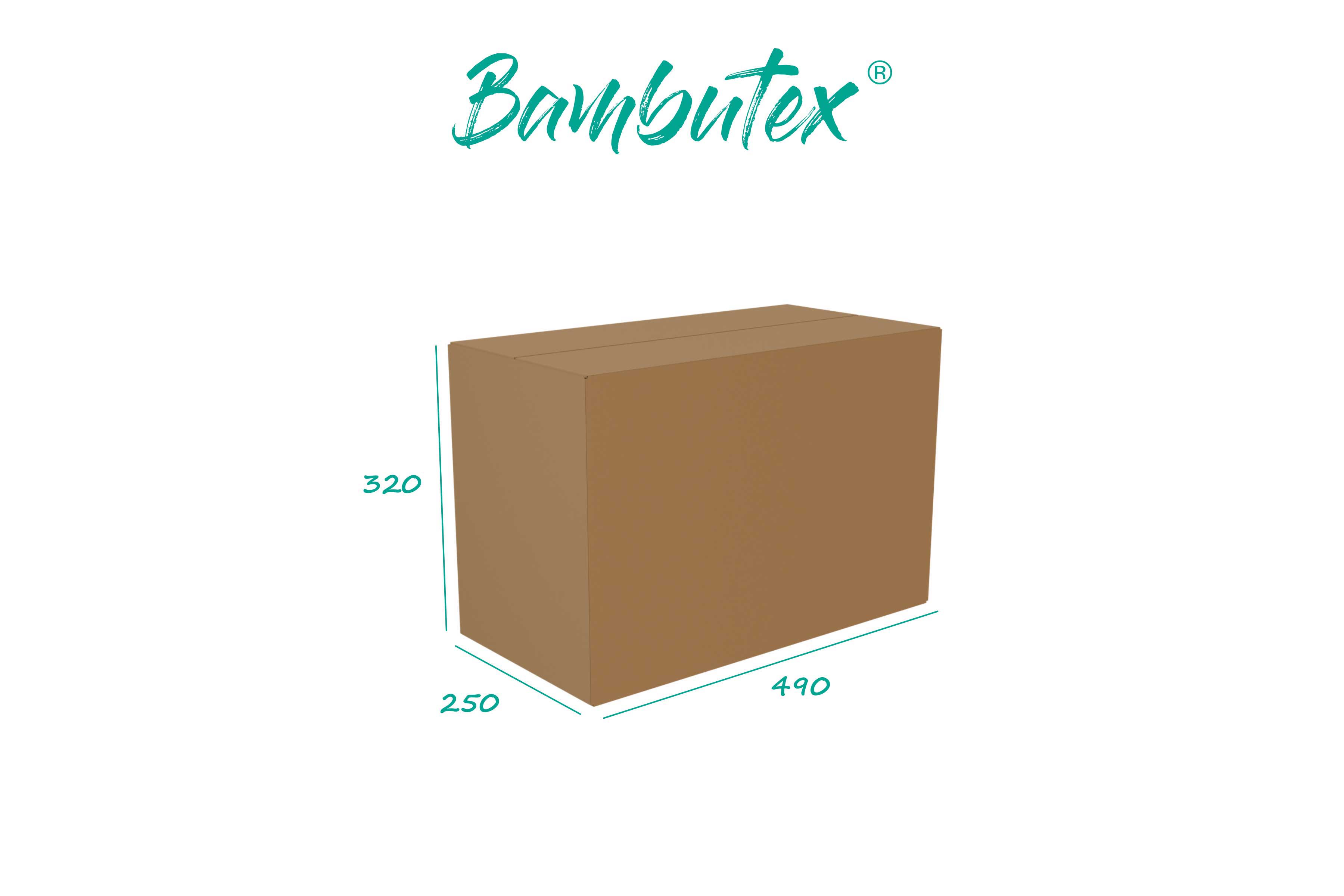 Servilletas Bambutex 48x48cm 1/8 Deco. Capri Melocotón, 360uds