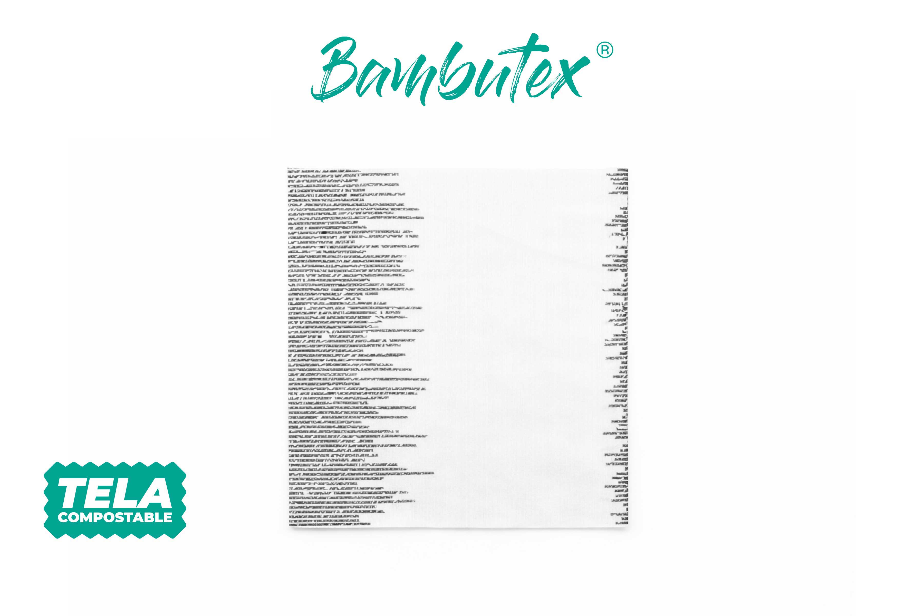 Servilletas Bambutex 48x48cm Deco. Sonora Negro, 300uds