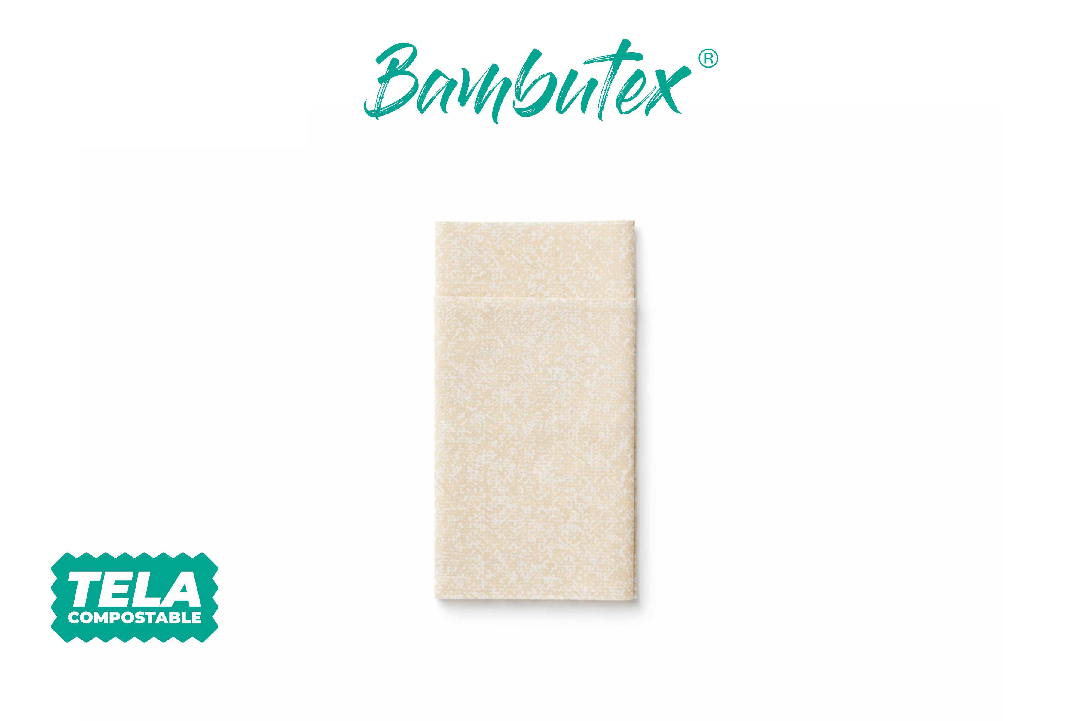 Kanguro Bambutex 40x40cm Deco. Esparta Crema, 400uds