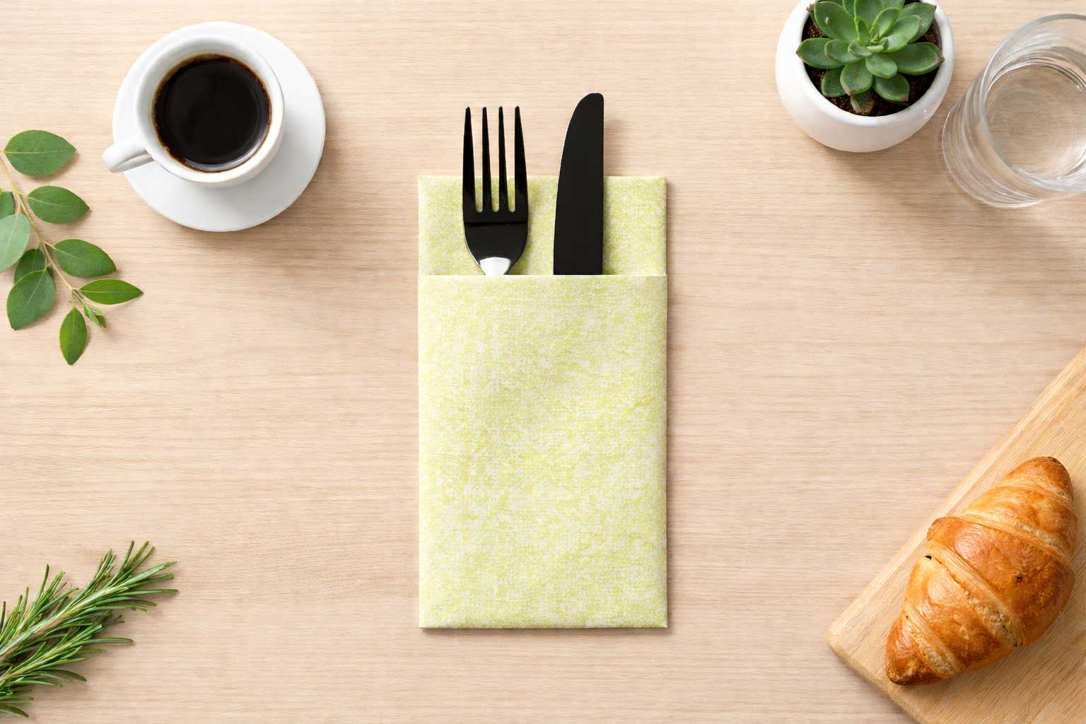Kanguro Bambutex 40x40cm Deco. Esparta Pistacho, 400uds
