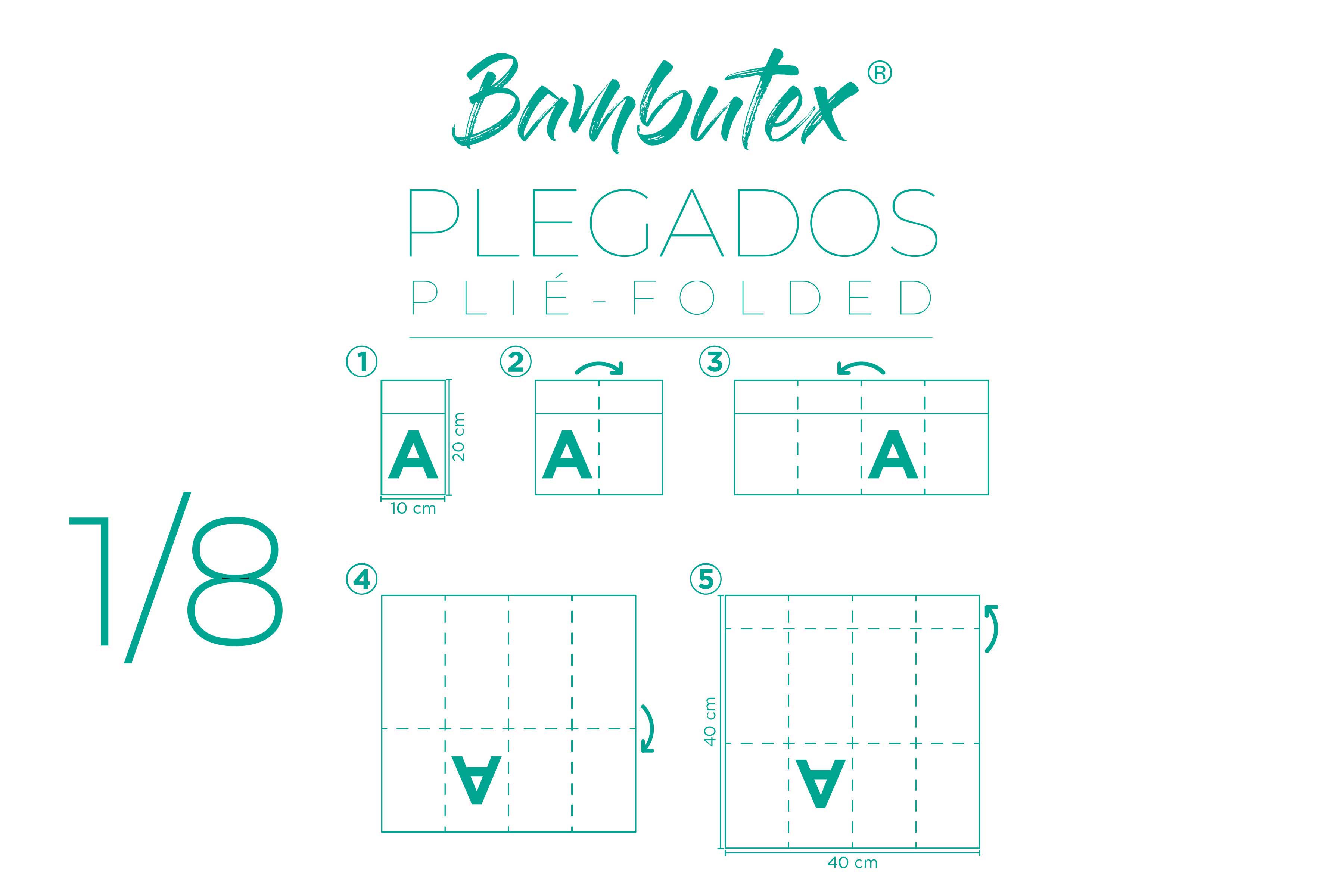Kanguro Bambutex 40x40cm Deco. Esparta Pistacho, 400uds