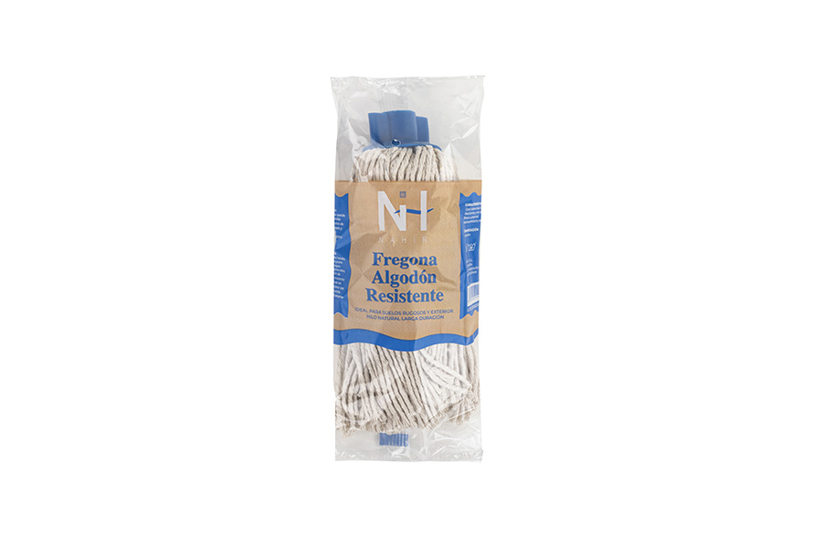 Fregona Algodón Crudo 175gr Blanco