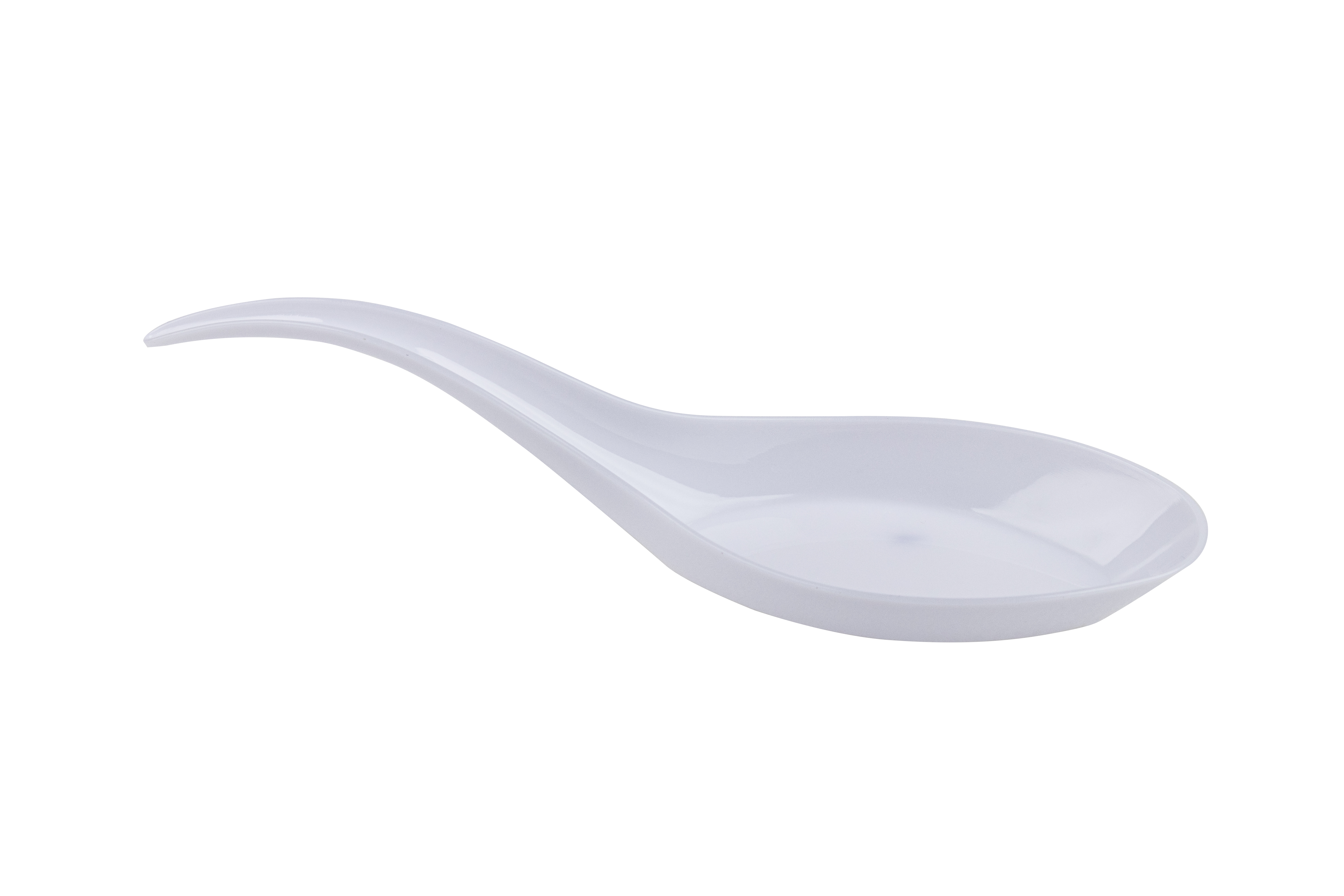 Cuchara Degustación Gourmet Blanca PS Reutilizable 12x3,6cm, 100uds x 20pq
