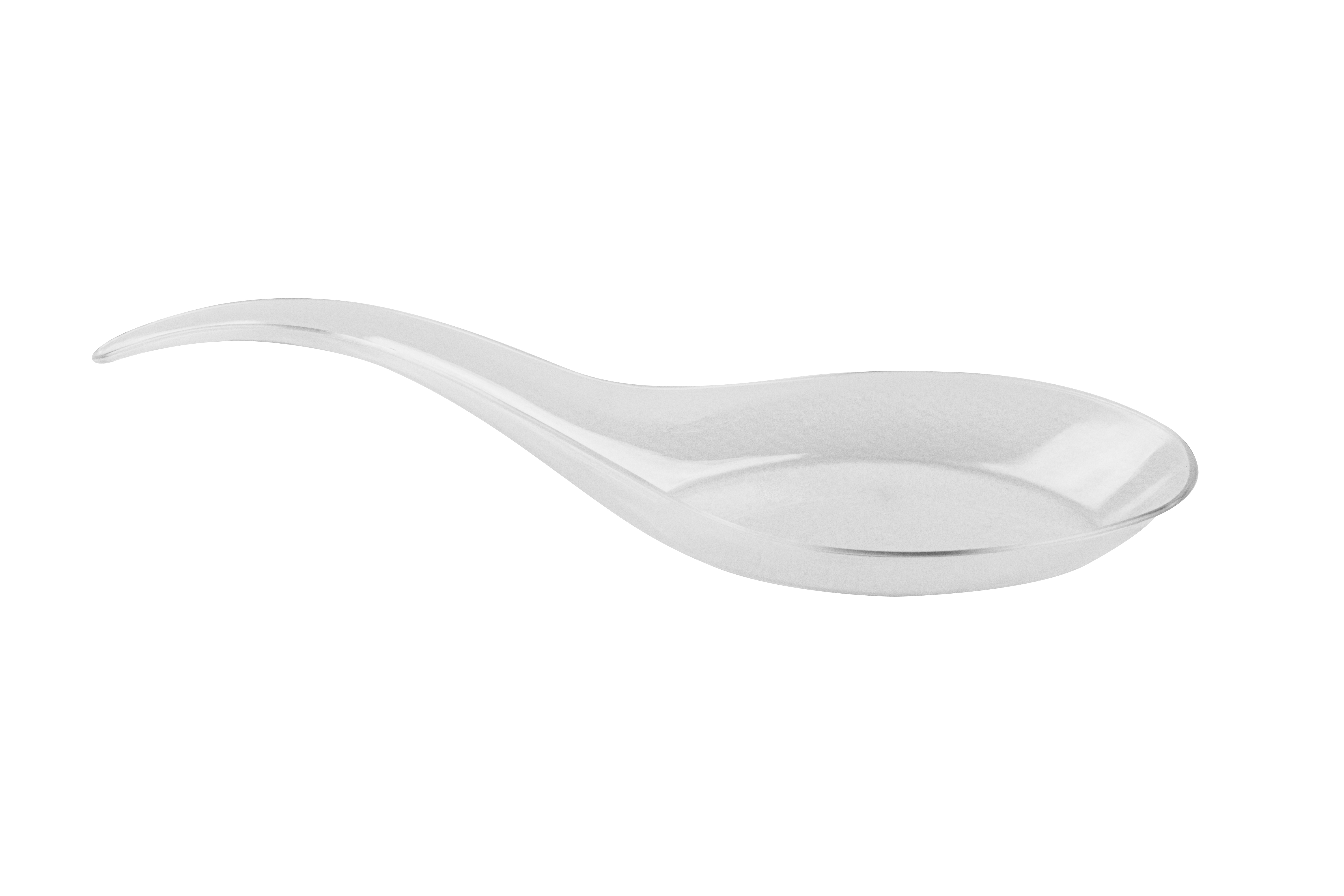 Cuchara Degustación Gourmet Trans PS Reutilizable, 100uds x 20pq