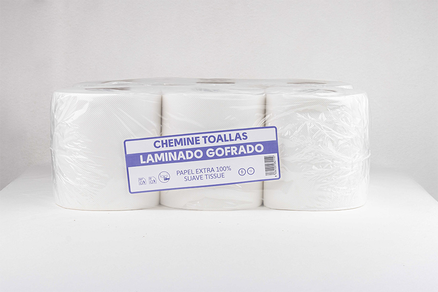 Cheminé Laminado Gofrado 500gr, 6uds