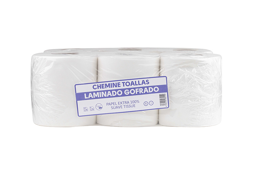 Cheminé Laminado Gofrado 500gr, 6uds