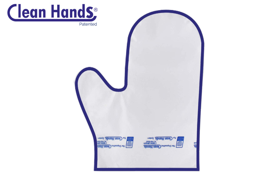 ; Guante Higiénico Clean Hands Manopla PE-COEX 40MY, 5x100uds