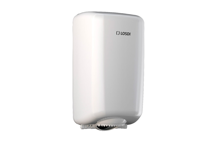 Dispensador de Papel Mecha Mini ABS Blanco Losdi