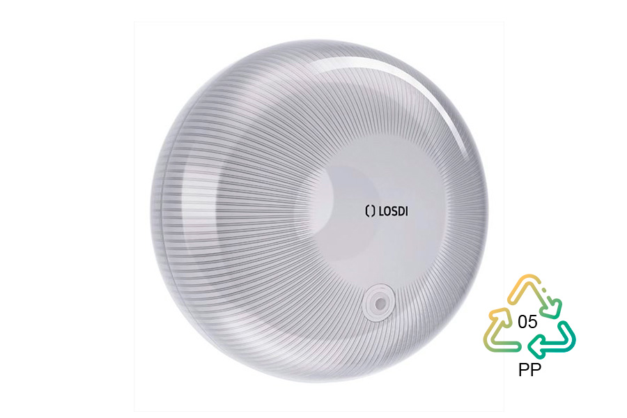 Dispensador Papel Higiénico Dispensación Controlada Polipropileno Losdi Blanco