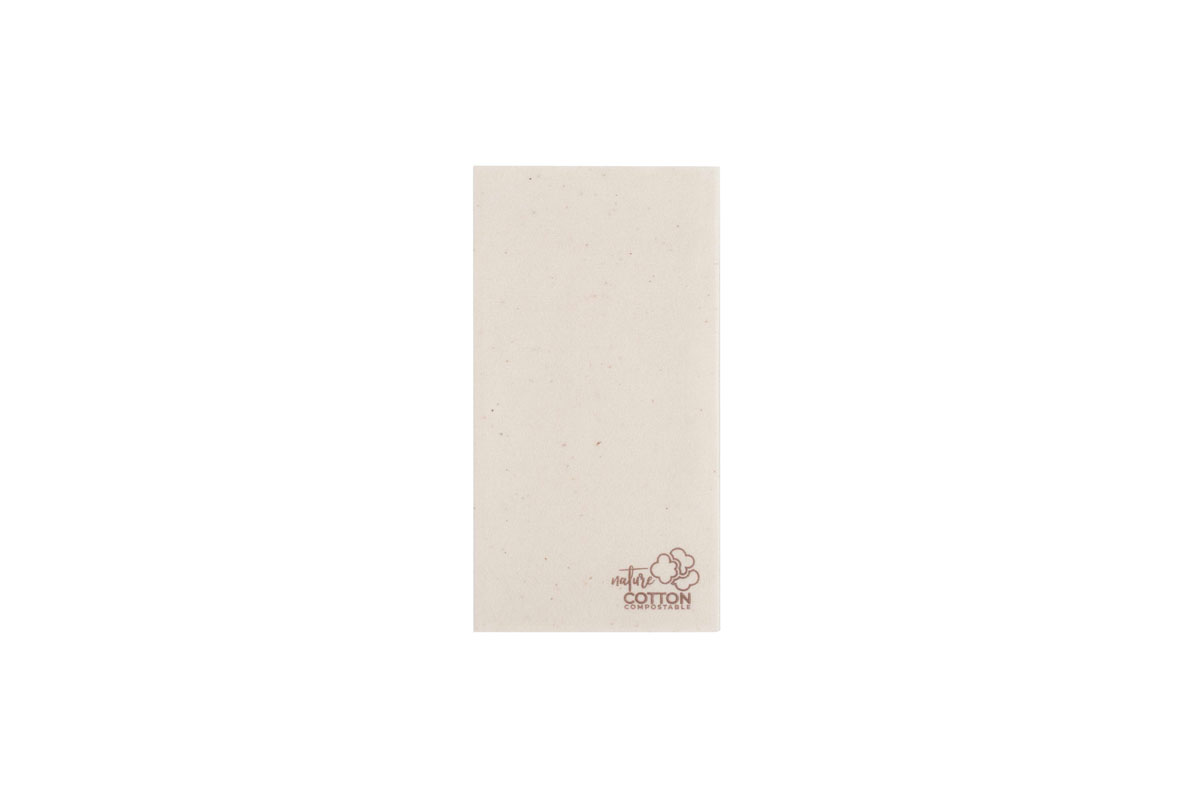 Servilletas Cotton Nature 20x40cm, 800uds