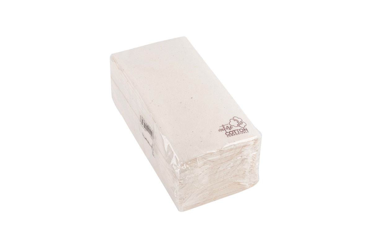 Servilletas Cotton Nature 20x40cm, 800uds