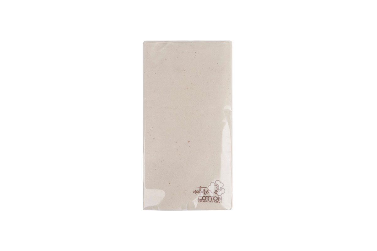 Servilletas Cotton Nature 20x40cm, 800uds