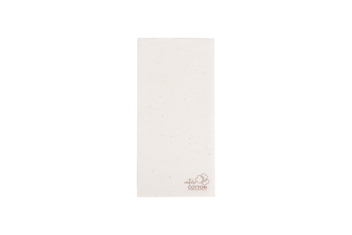 Servilletas Cotton Nature 24x48cm, 600uds