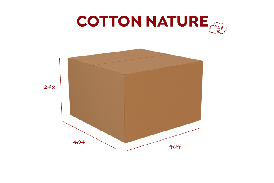 Servilletas Cotton Nature 40x40cm, 600uds.