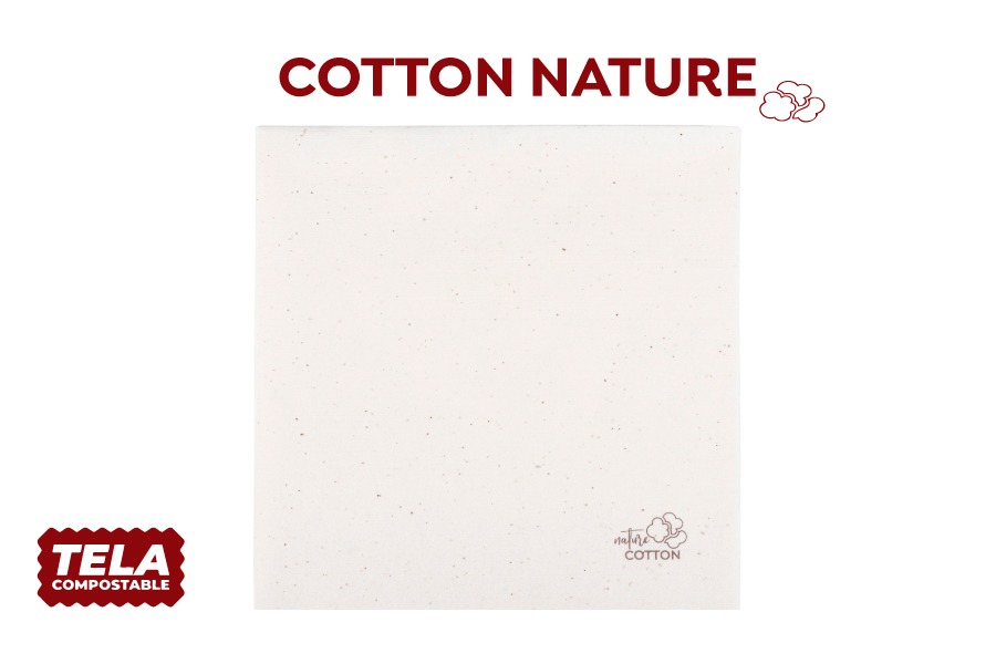 Servilletas Cotton Nature 48x48cm, 300uds