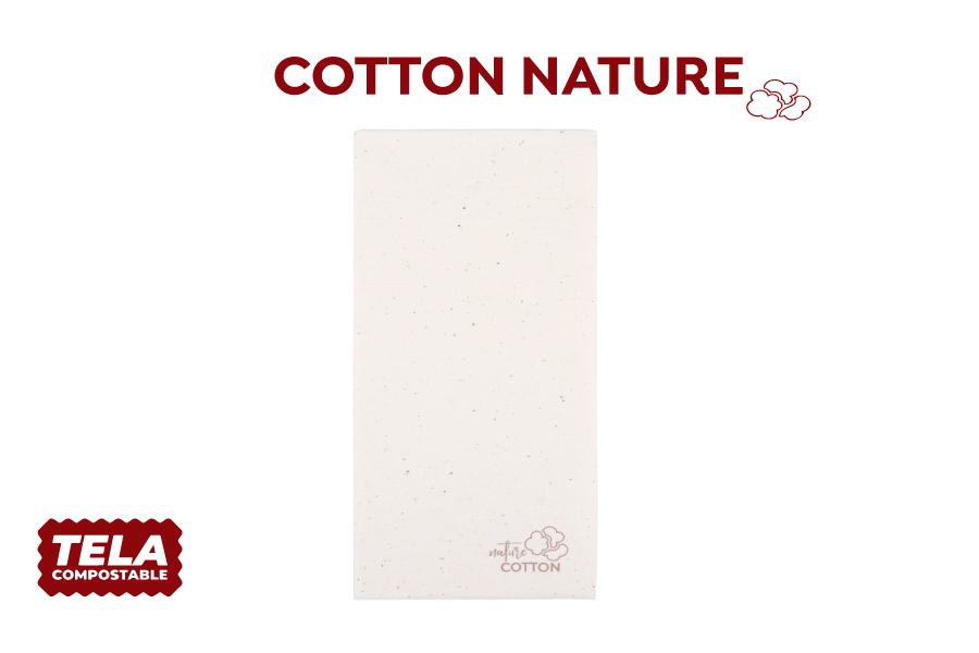 Servilletas Cotton Nature 48x48cm 1/8, 360uds