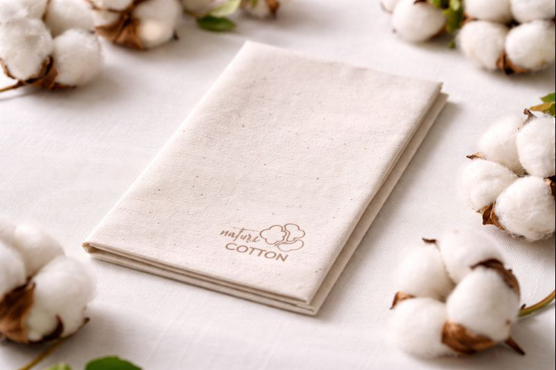 Servilletas Cotton Nature 48x48cm 1/8, 360uds