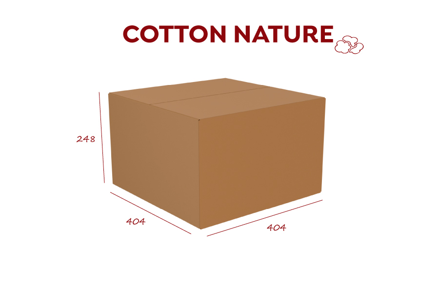 Servilletas Cotton Nature 48x48cm 1/8, 360uds